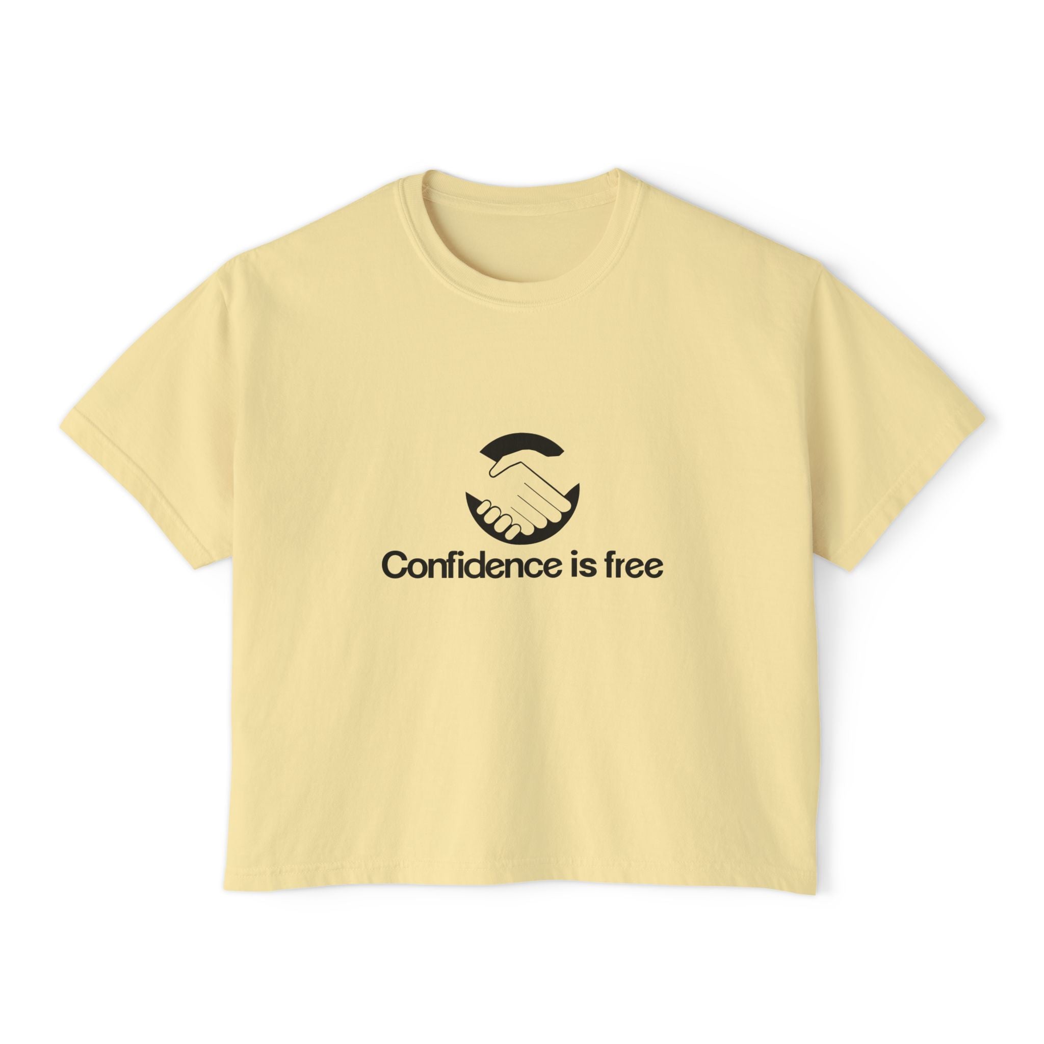 Confidence is free - Women's Boxy Tee V20