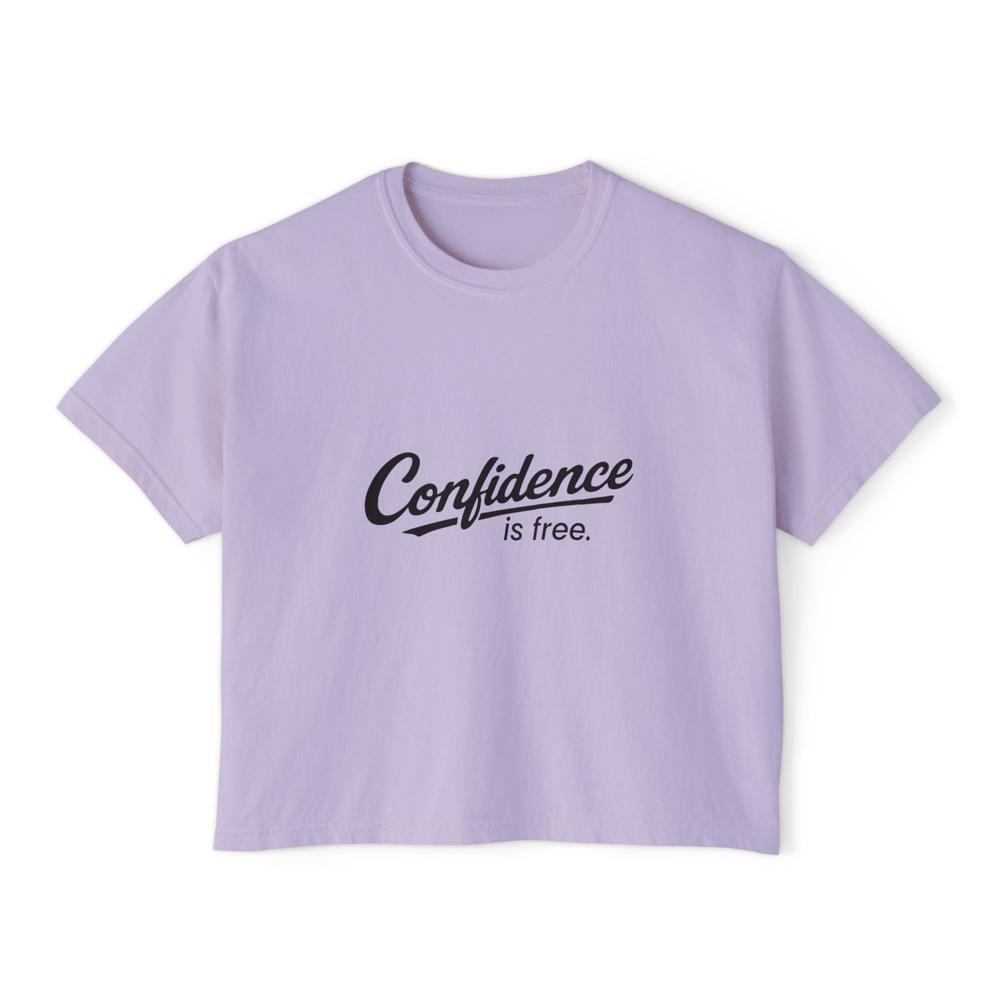 Confidence is free - Women's Boxy Tee V10