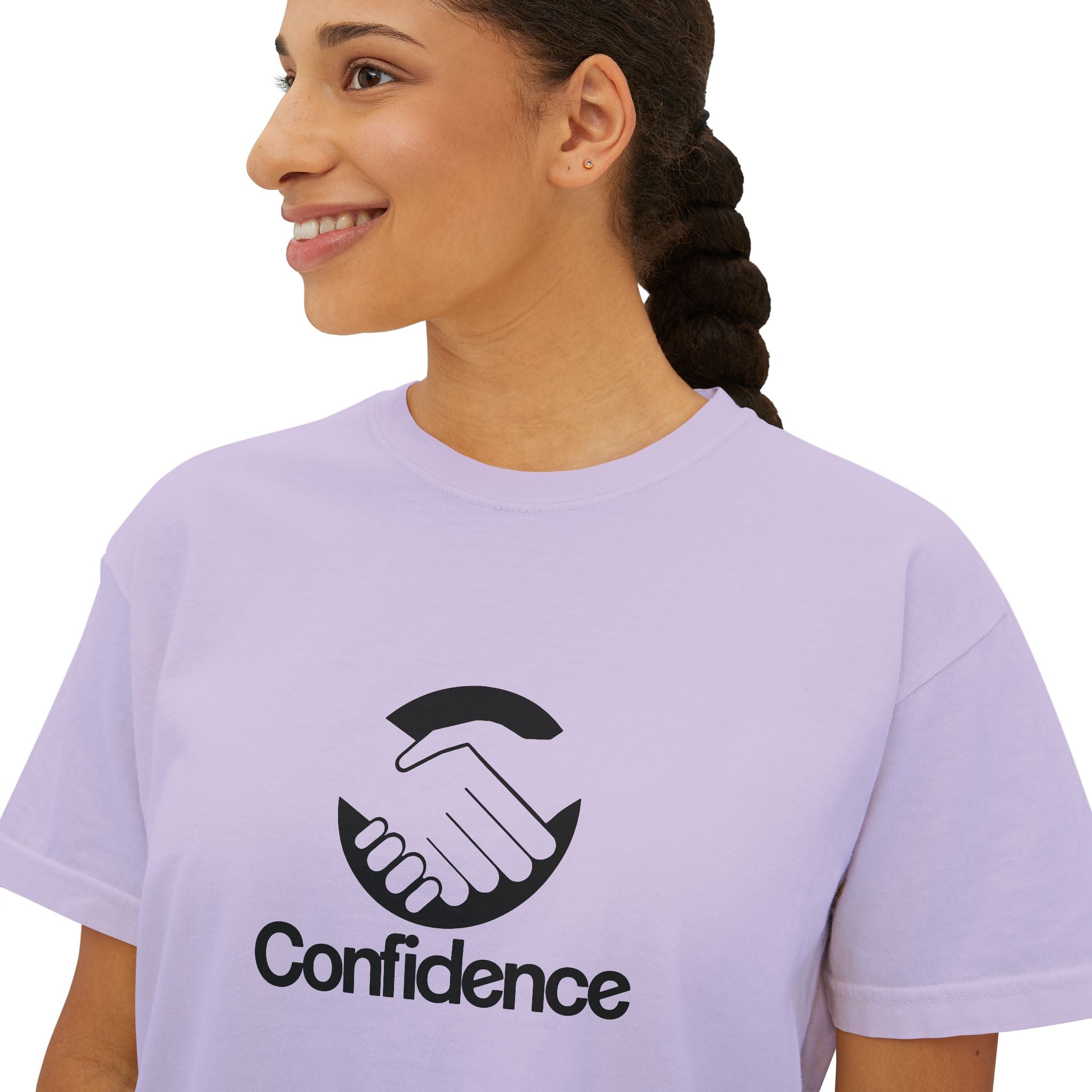 Confidence is free - Women's Boxy Tee V2