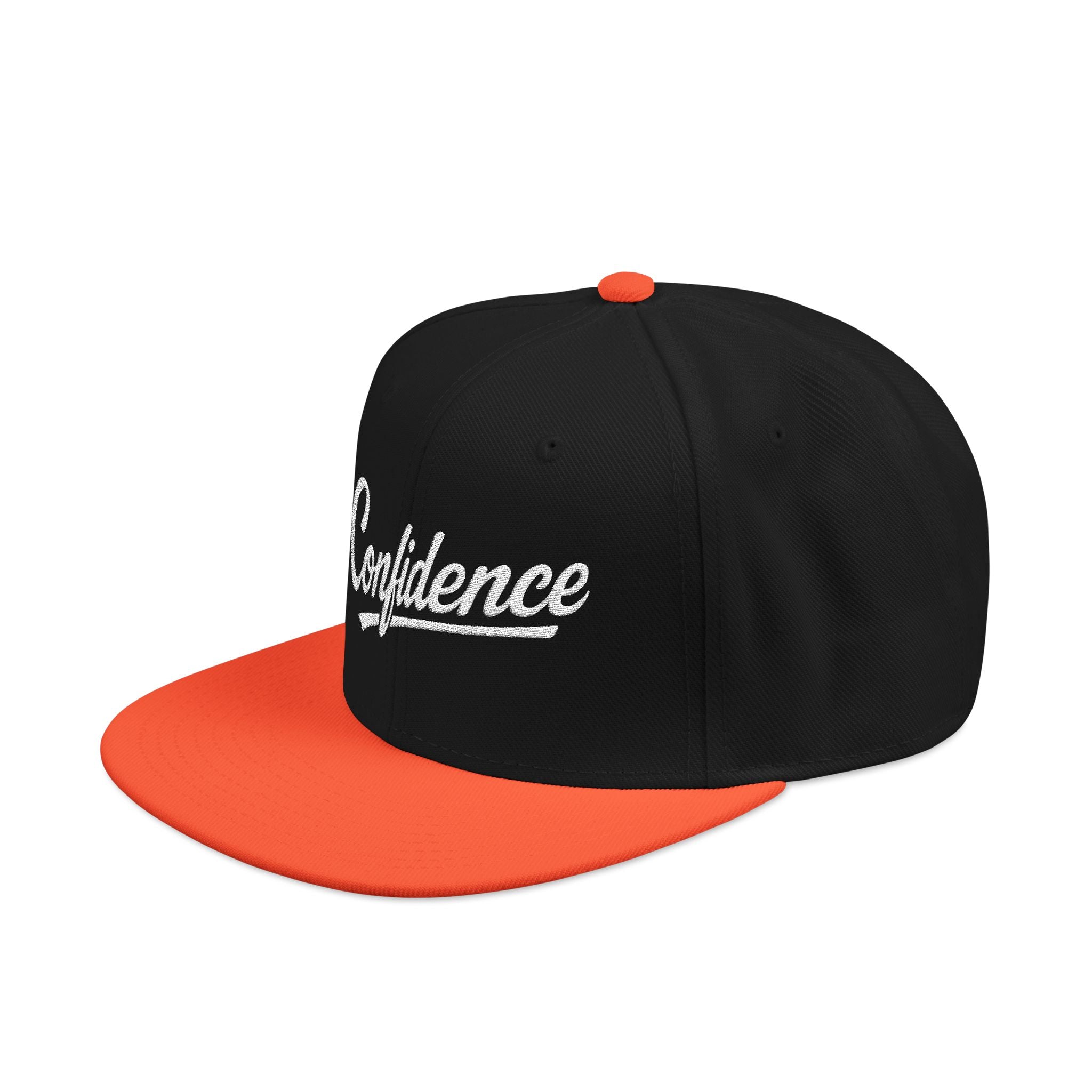 Confidence is Free – Snapback | ORANGE x BLCK  X4