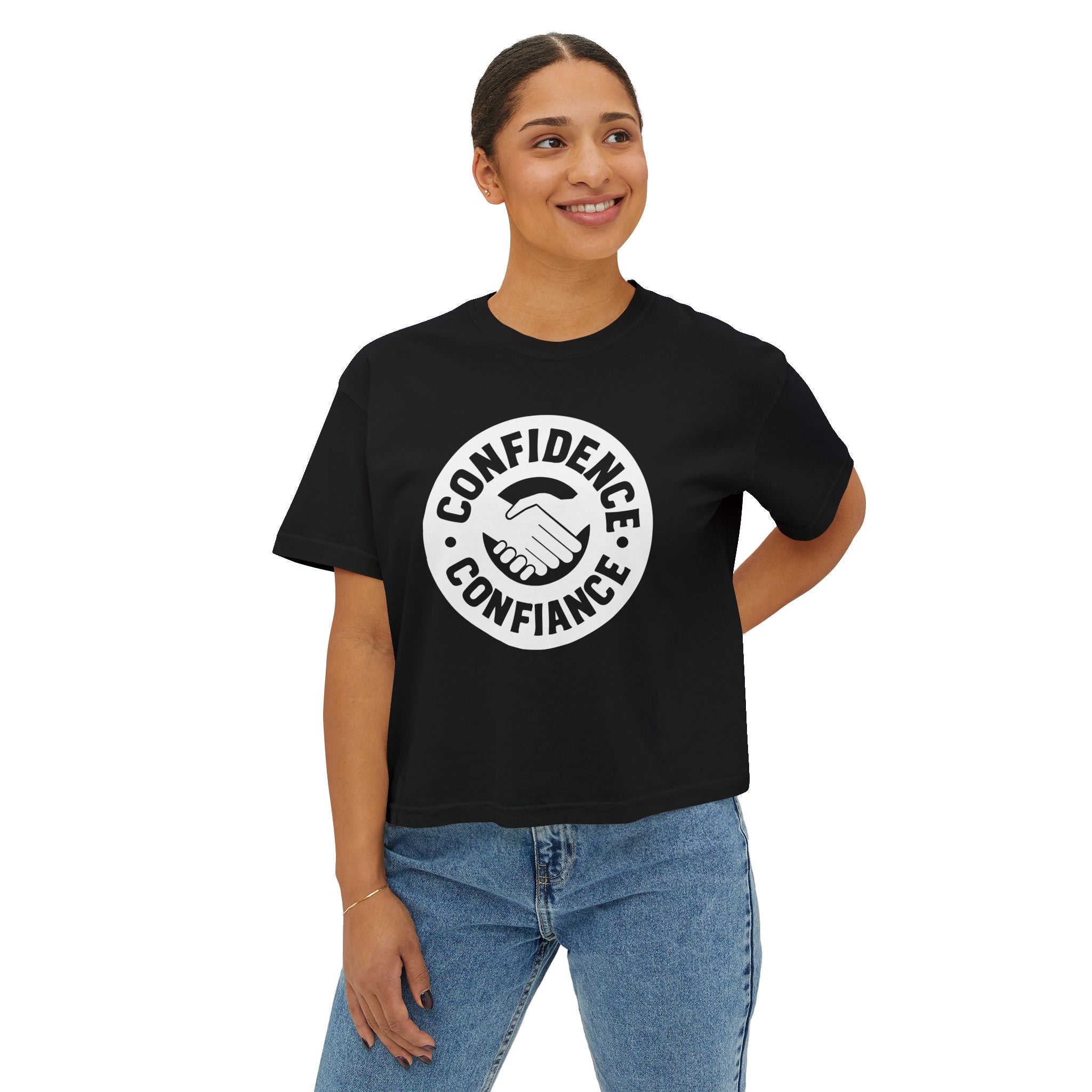Confidence is free - Women's Boxy Tee V20
