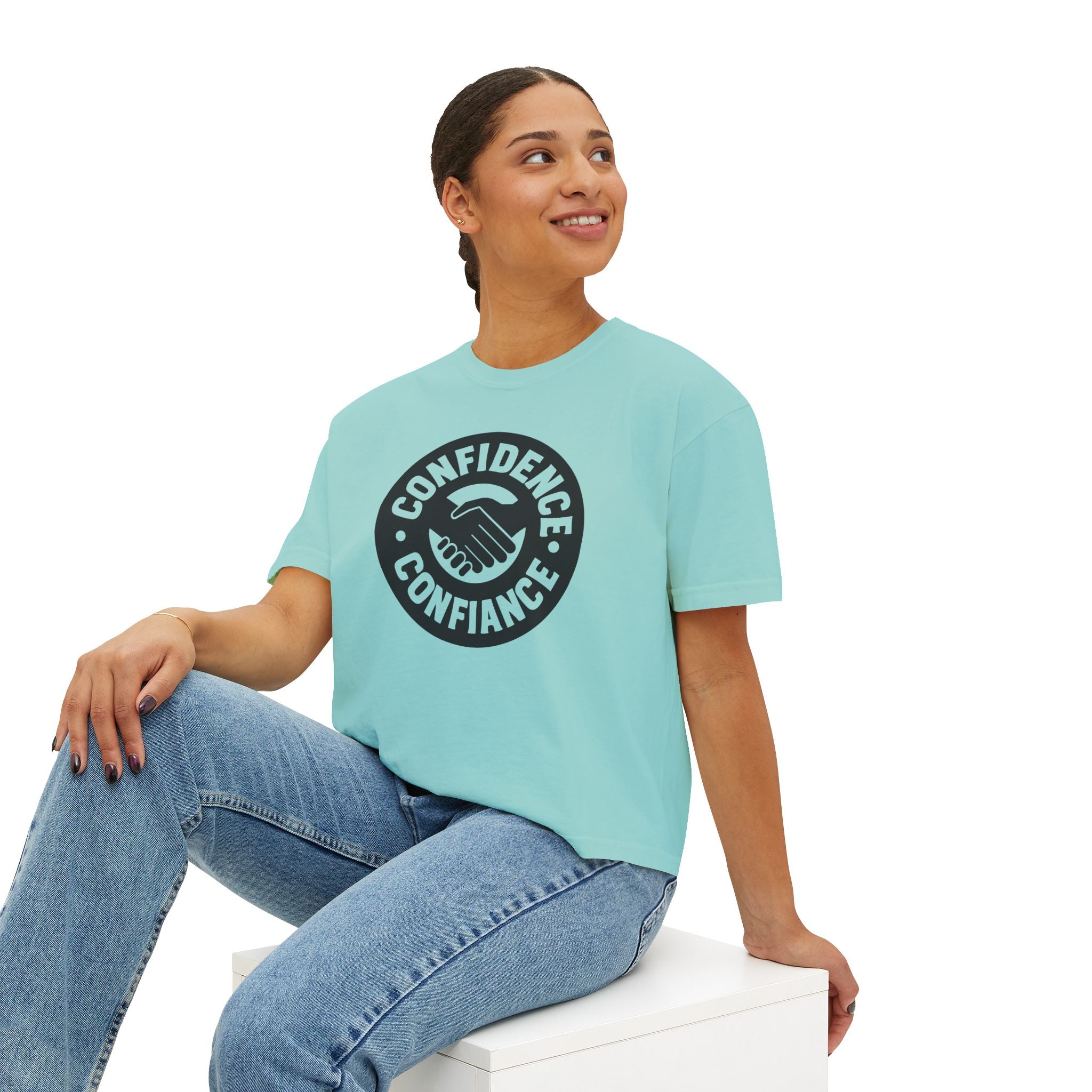 Confidence is free - Women's Boxy Tee V20