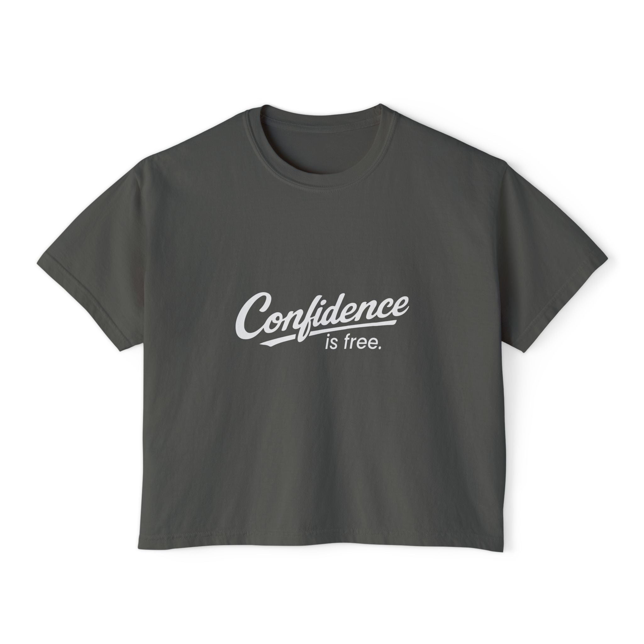 Confidence is free - Women's Boxy Tee V10