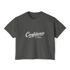 Confidence is free - Women's Boxy Tee V10