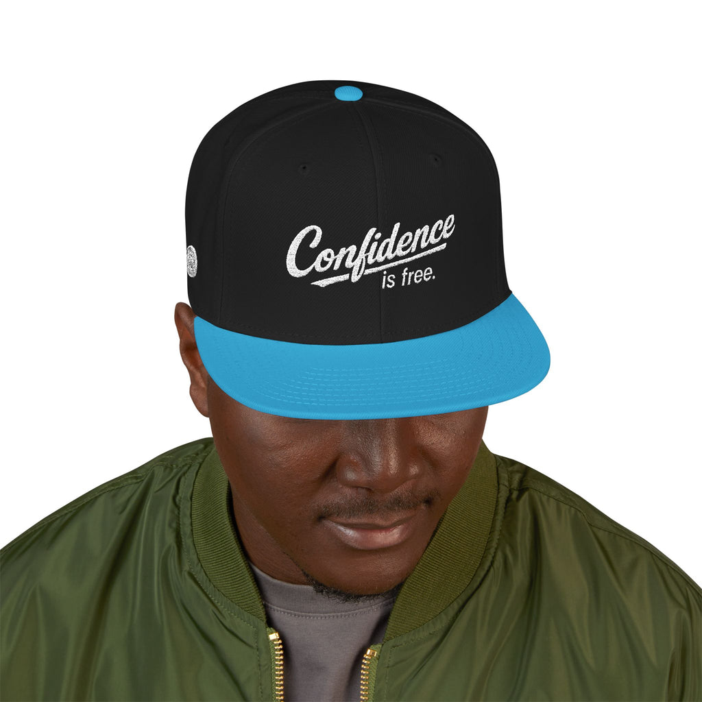 Confidence is Free – Snapback | BLUE x BLCK  X4Y