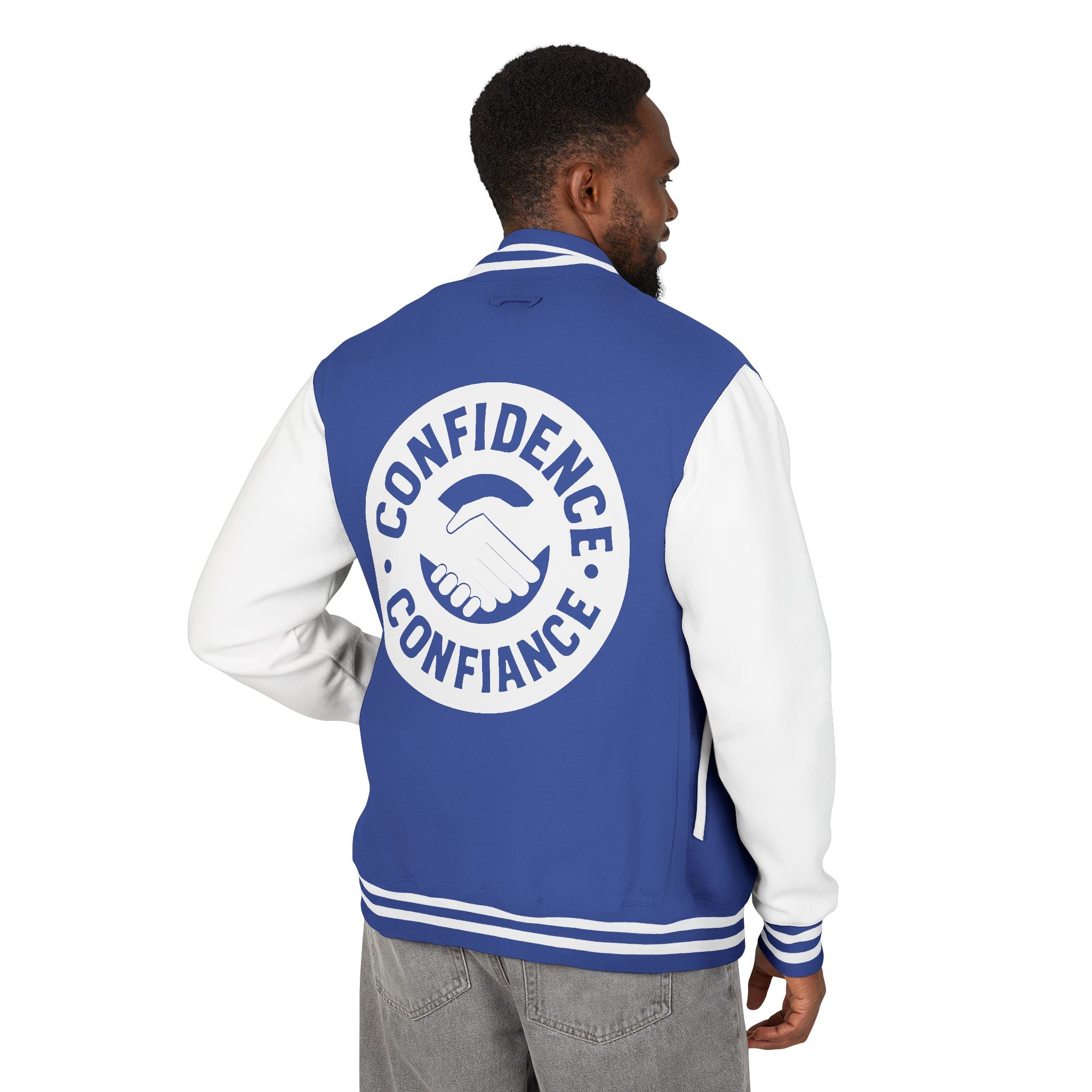 Confidence is Free – Letterman Jacket | Timeless Varsity Style V02