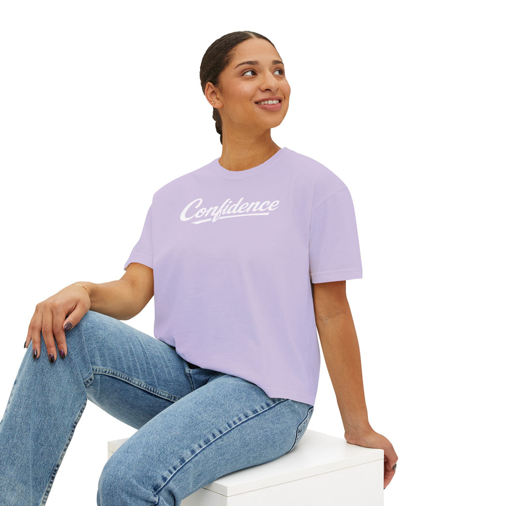 Confidence is free - Women's Boxy Tee V1