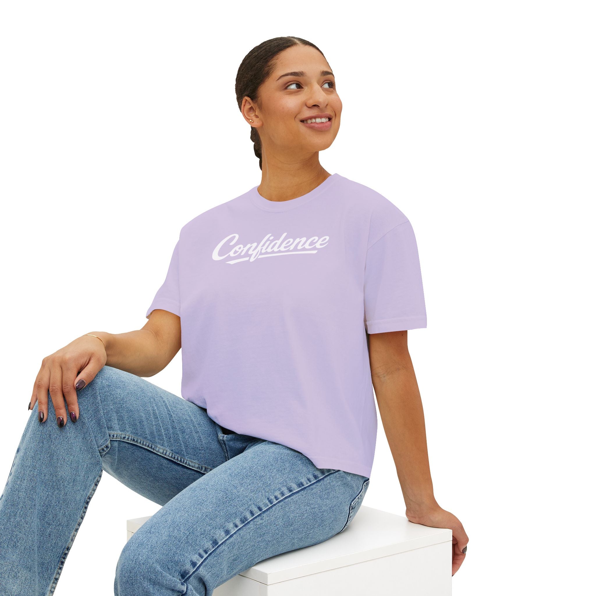 Confidence is free - Women's Boxy Tee V1