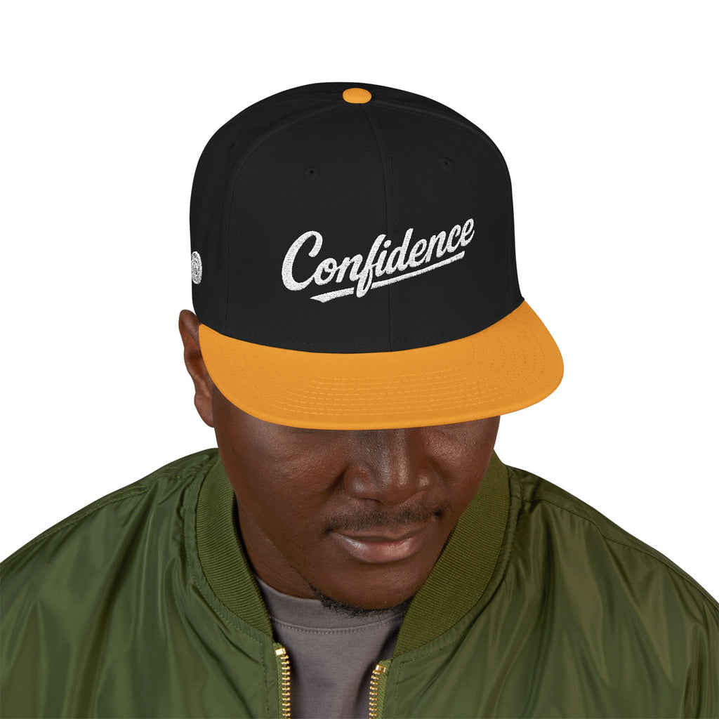 Confidence is Free – Snapback | GOLD x BLCK X4