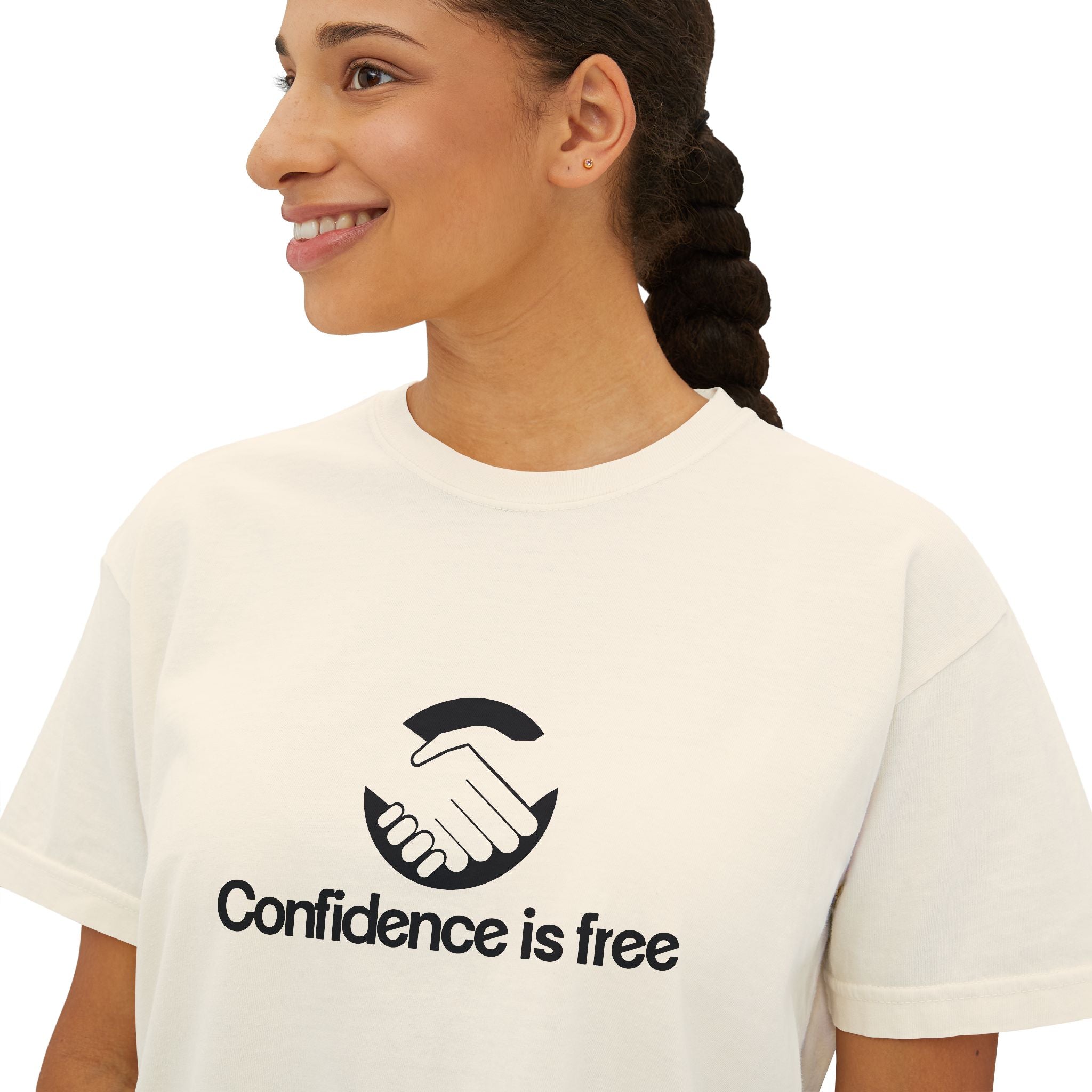 Confidence is free - Women's Boxy Tee V20