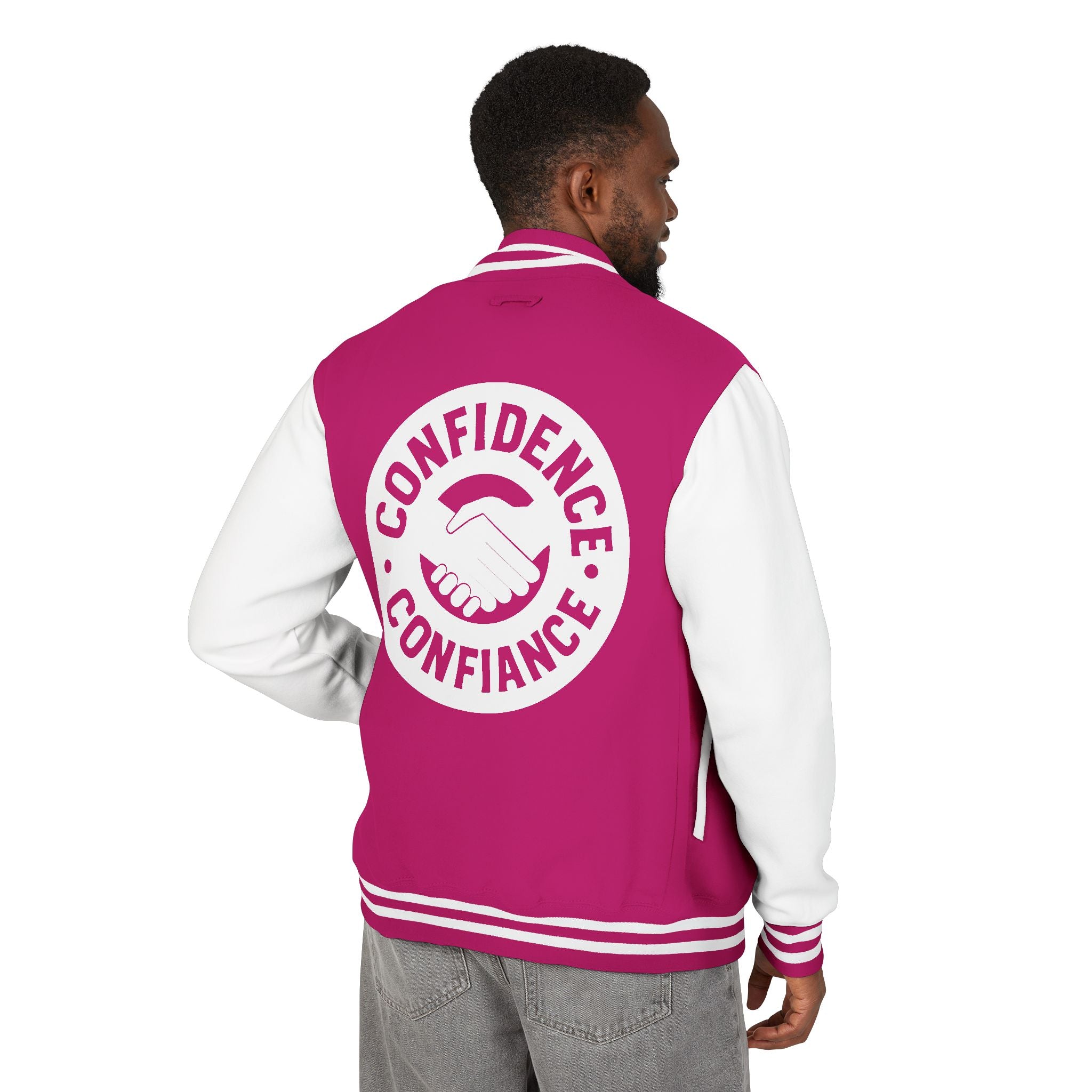 Confidence is Free – Letterman Jacket | Timeless Varsity Style V02