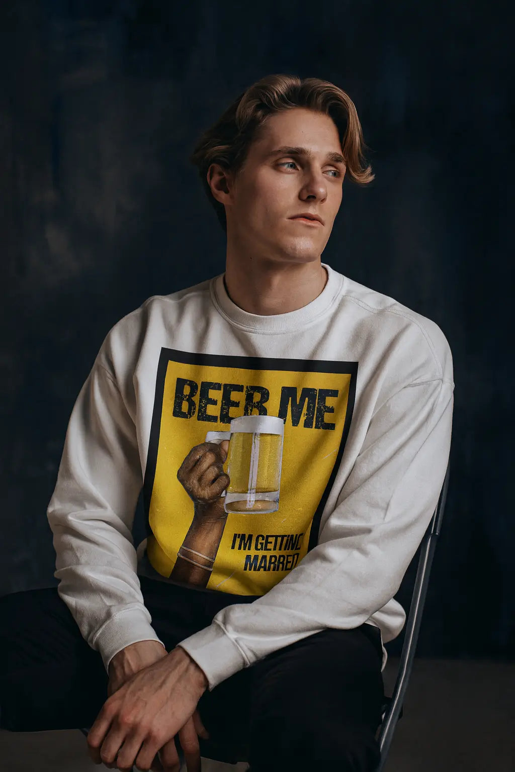 Confidence is free - Beer Me I’m Getting Married T-Shirt x Long sleeve shirt