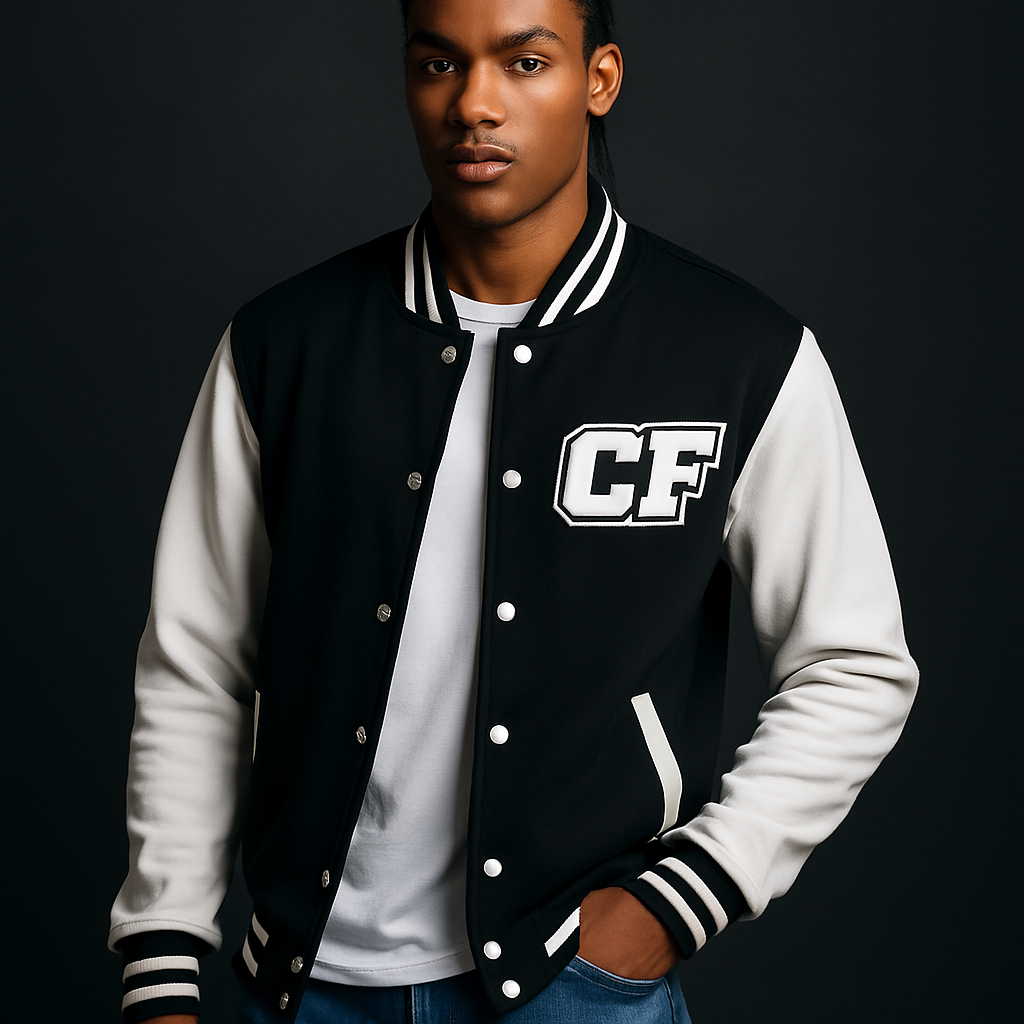 Confidence is Free – Letterman Jacket | Timeless Varsity Style