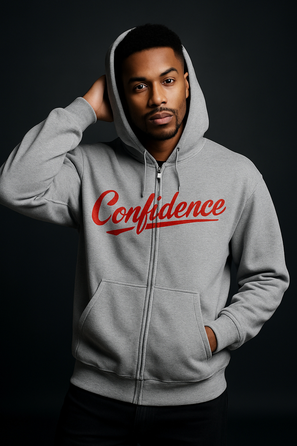Confidence Zip-Up Hoodie | V7