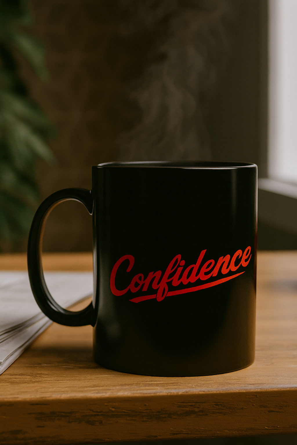Confidence is free -  Black Mug