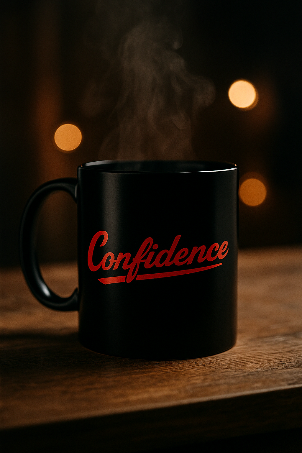 Confidence is free -  Black Mug