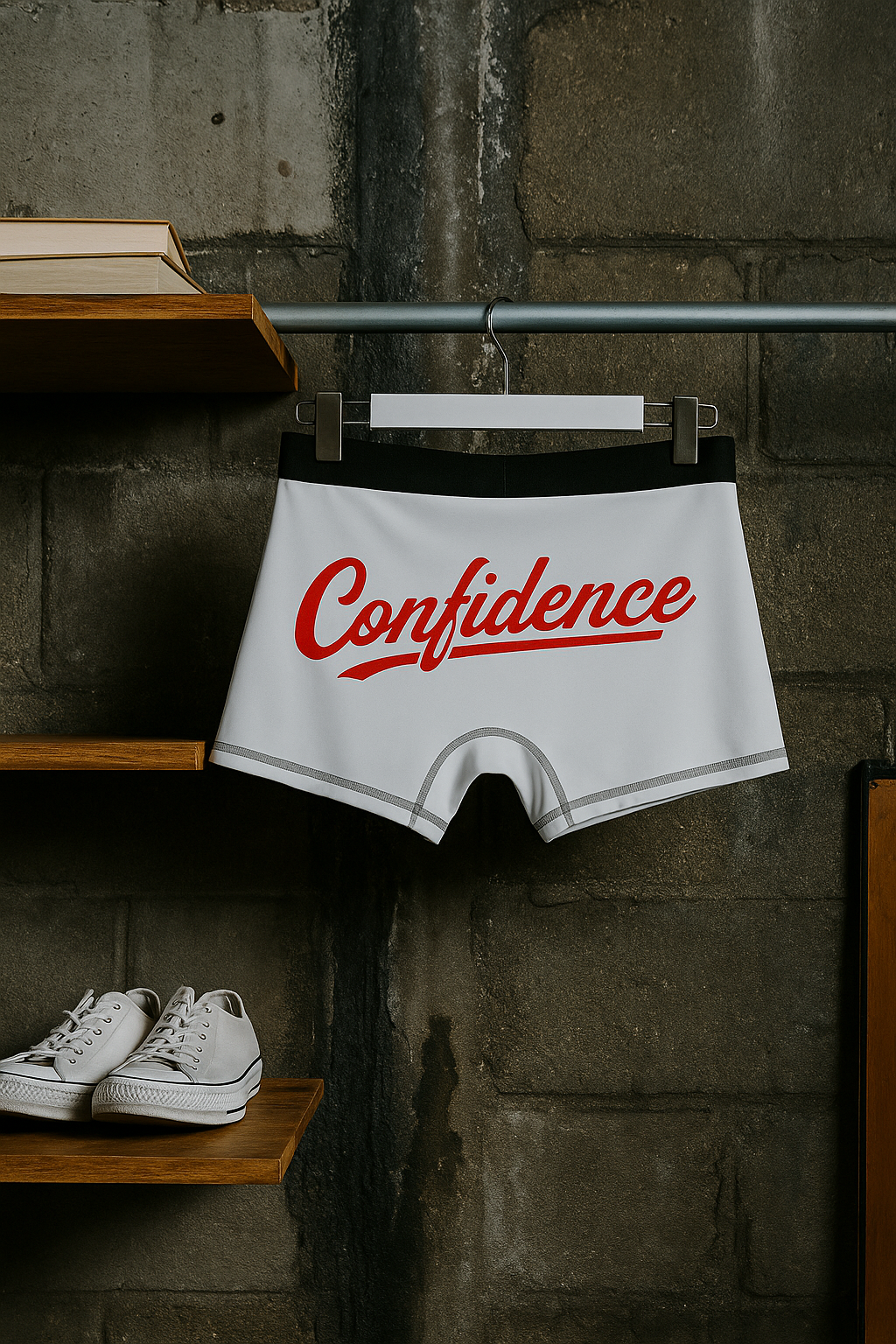Confidence is Free - Men's Boxers White
