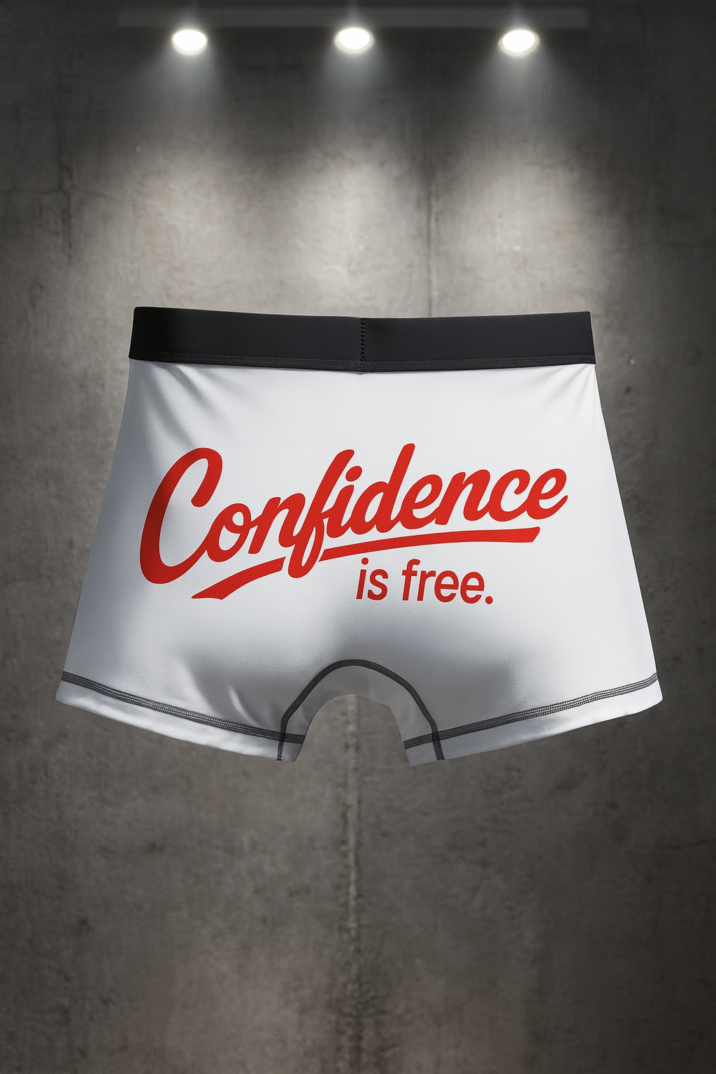 Confidence Is Free - Men's Boxers White V2