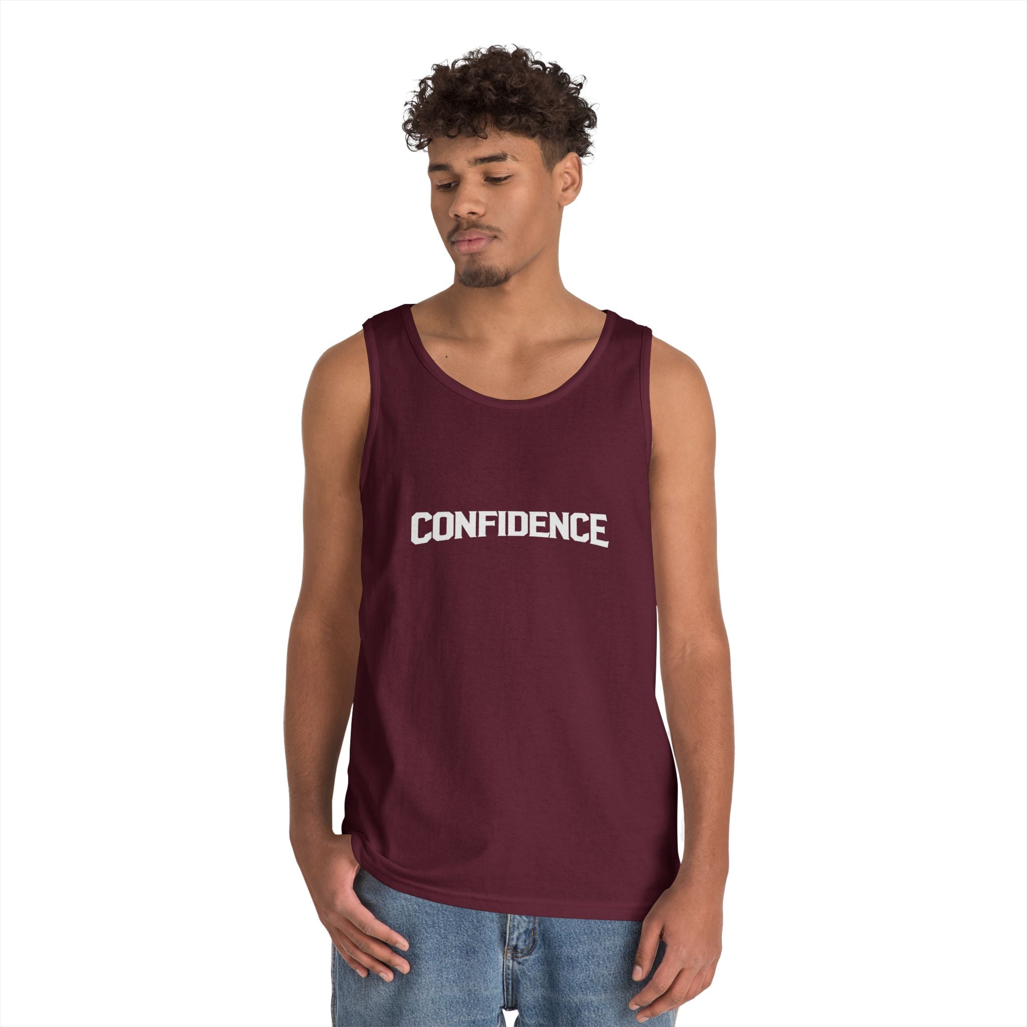 Confidence is Free – Unisex Heavy Cotton Tank Top