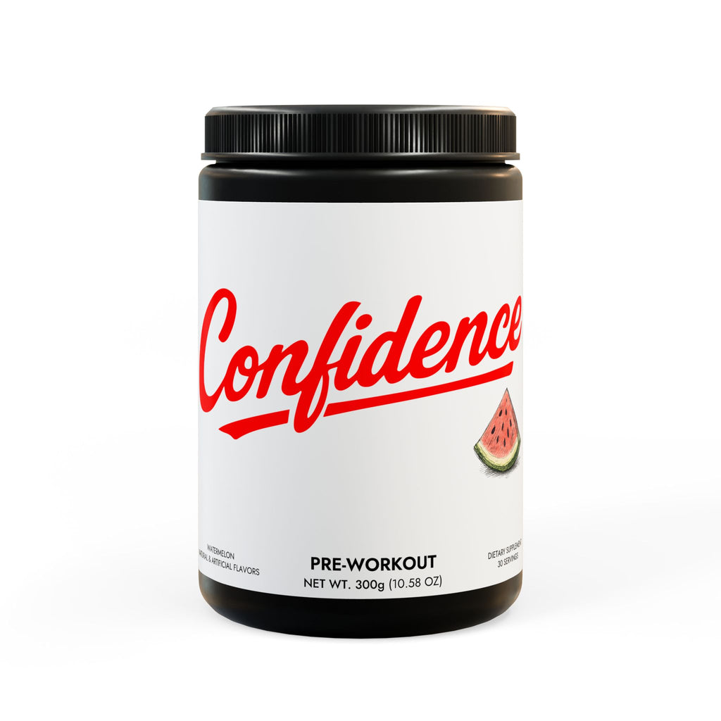 Confidence is free - Pre-Workout Supplement, Watermelon (300g, 10.58oz)