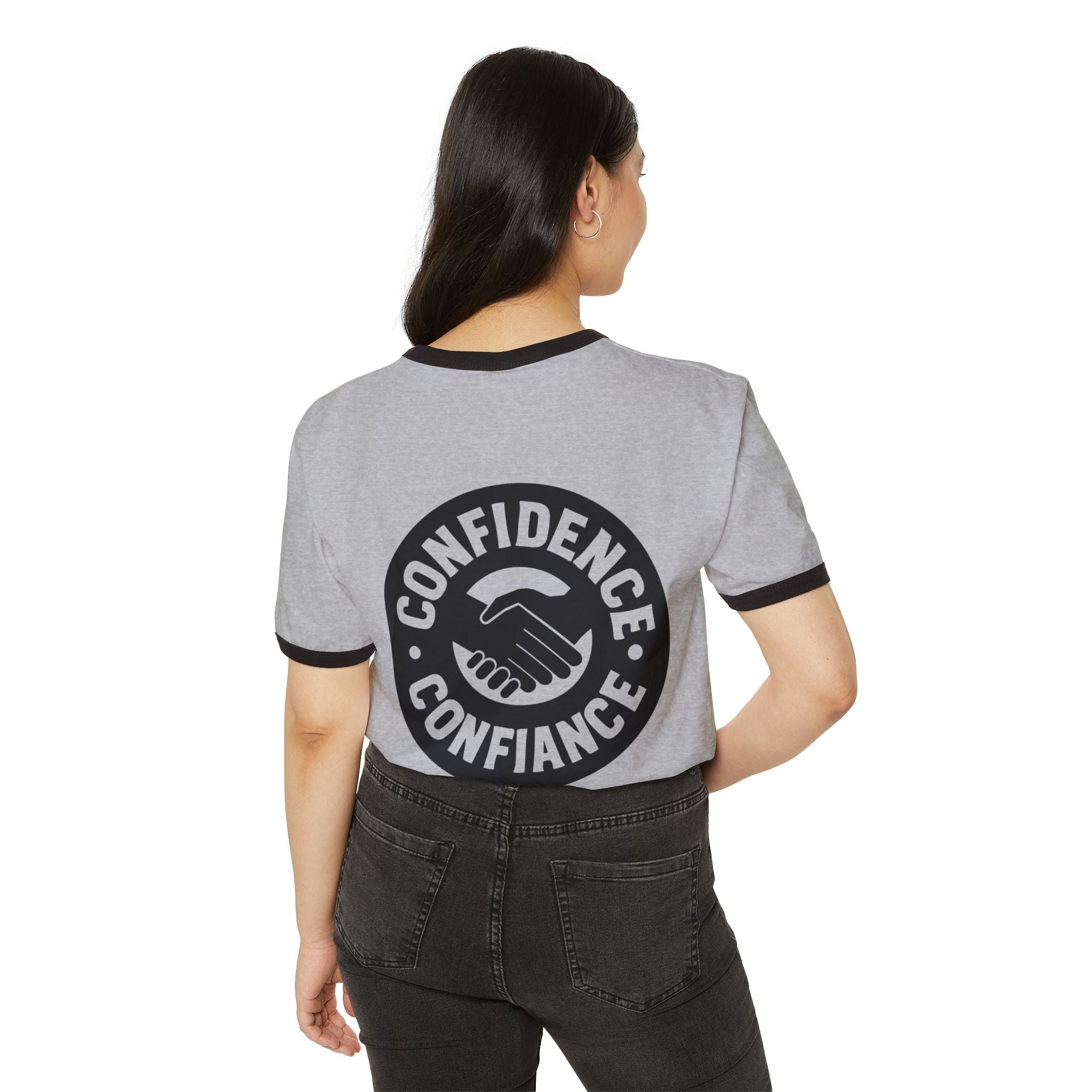 Confidence is Free - Ringer T-Shirt V4X