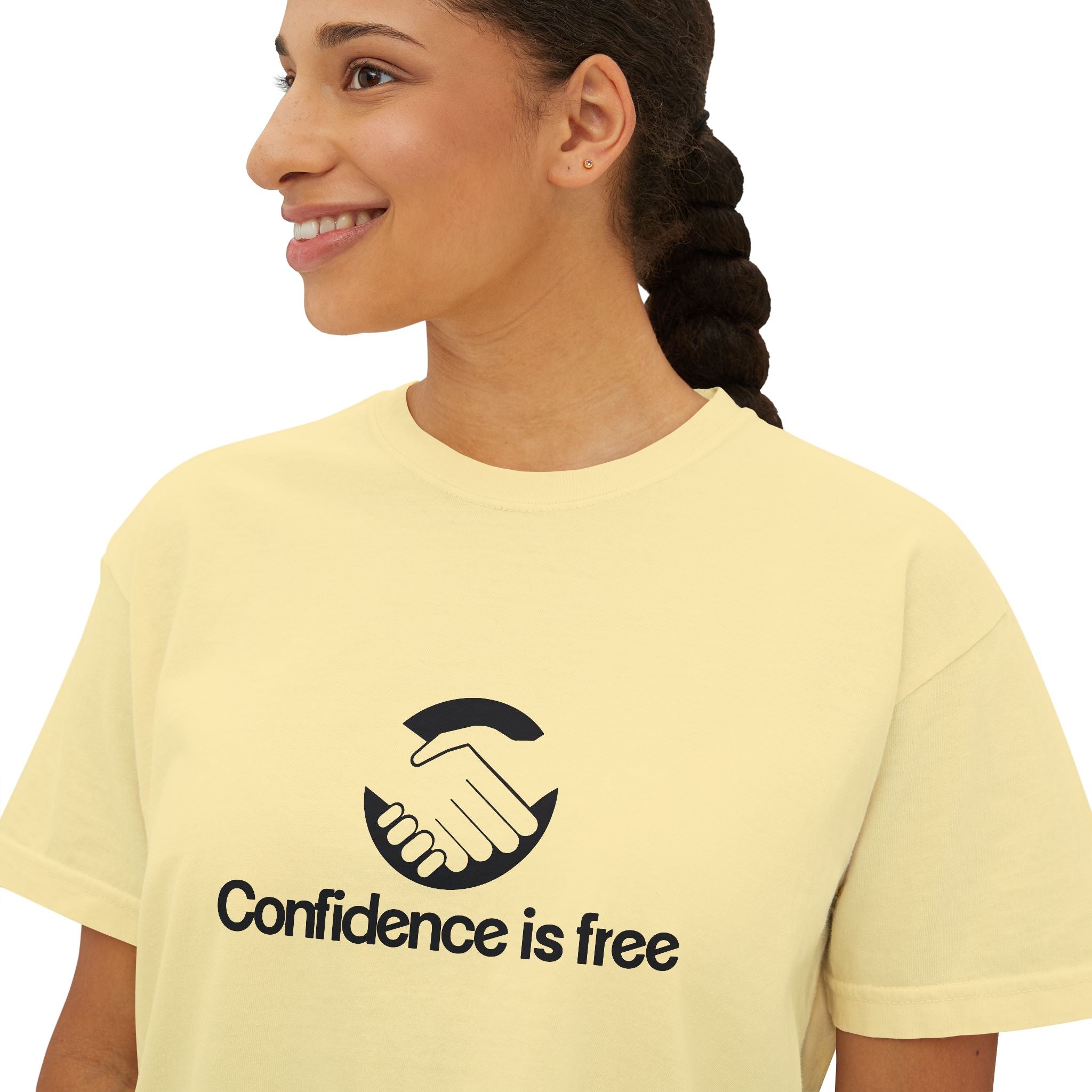 Confidence is free - Women's Boxy Tee V20