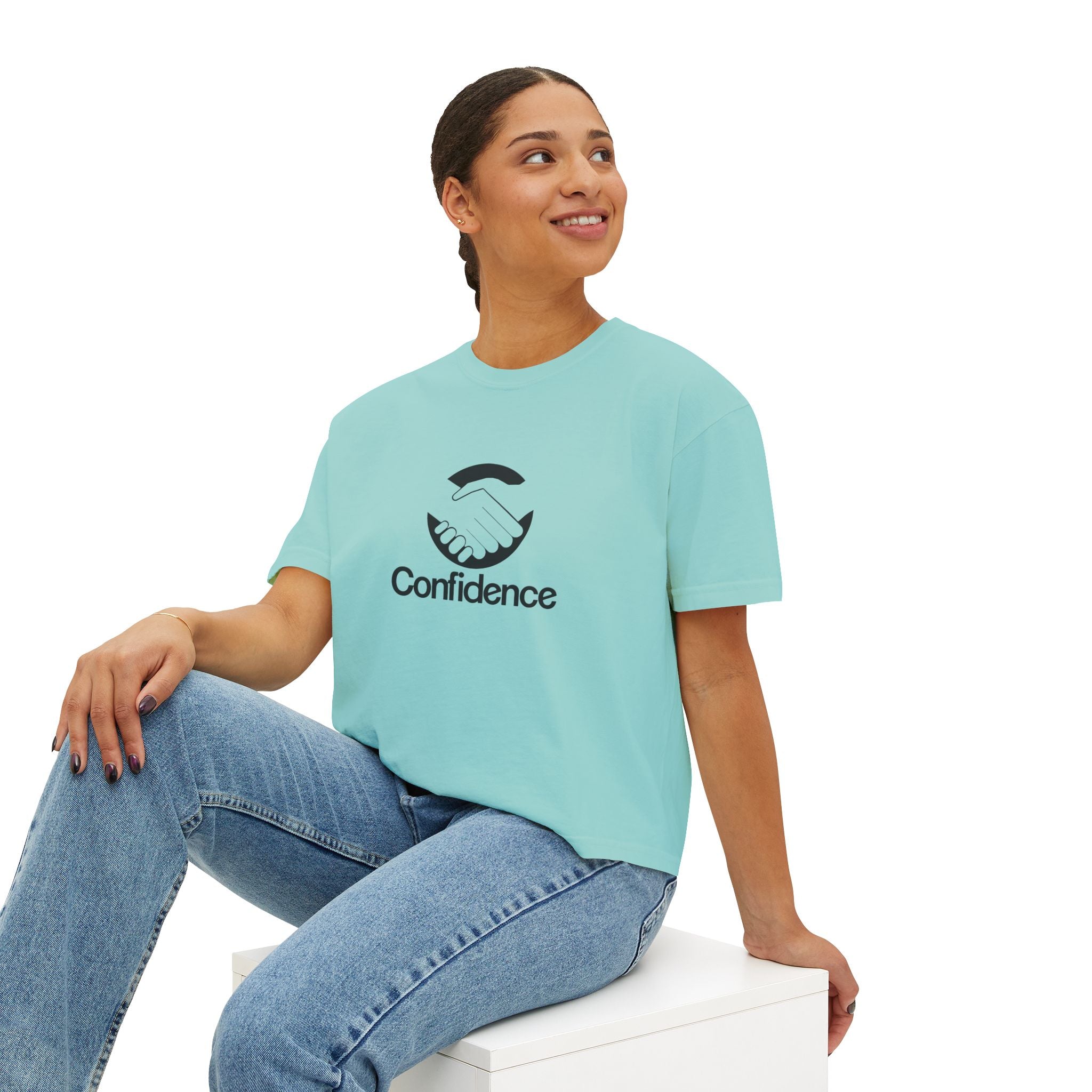 Confidence is free - Women's Boxy Tee V2