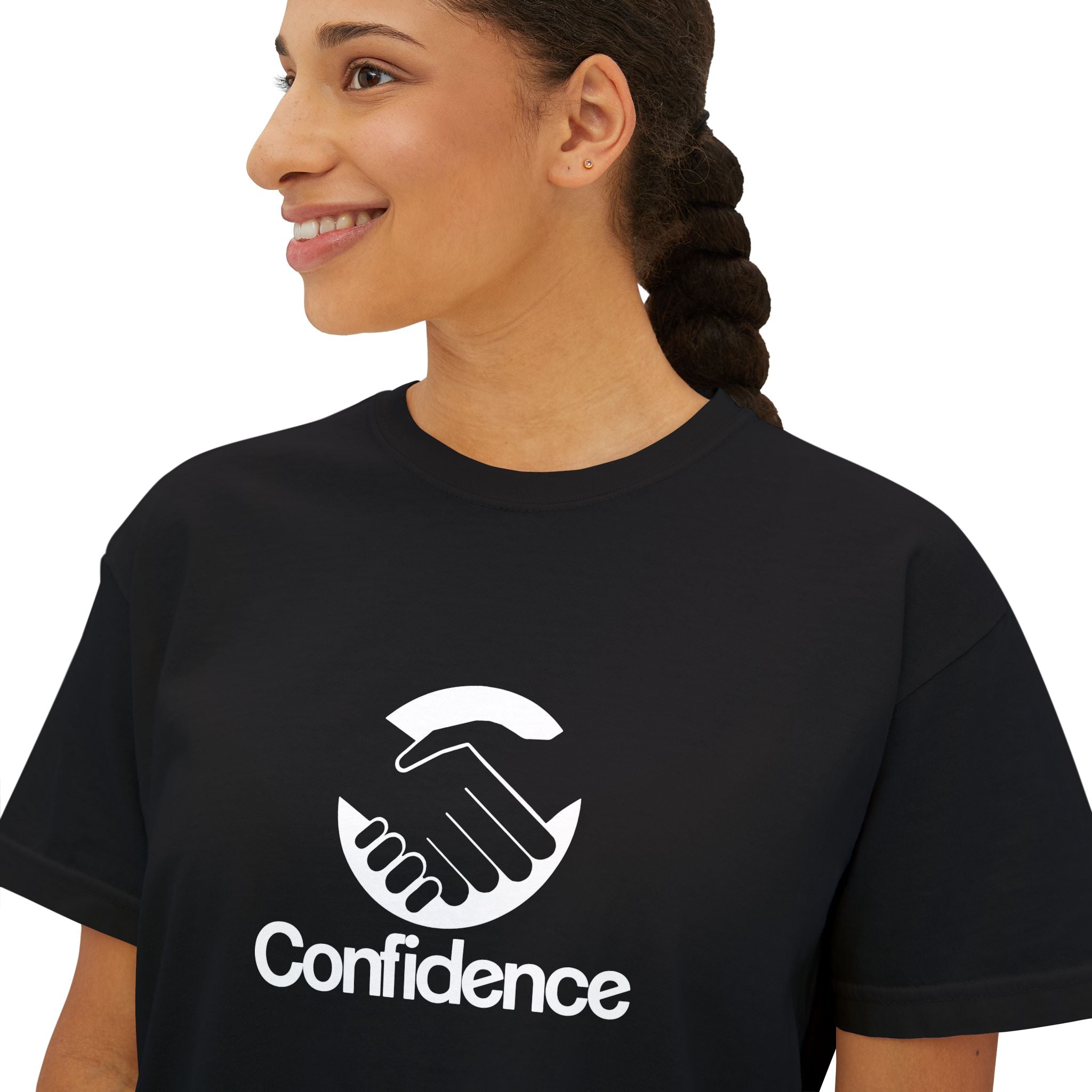 Confidence is free - Women's Boxy Tee V2