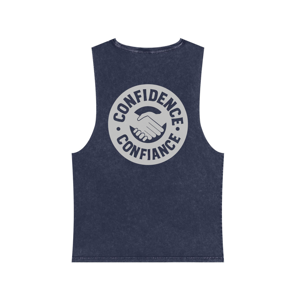 Confidence is Free - Stonewash Tank Top