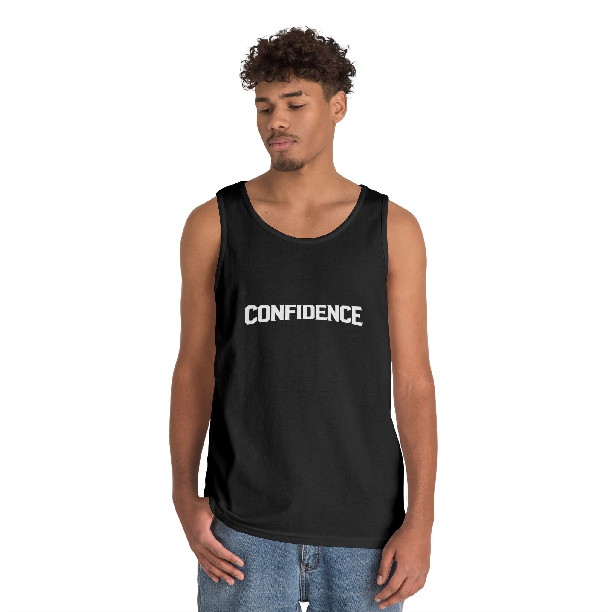 Confidence is Free – Unisex Heavy Cotton Tank Top