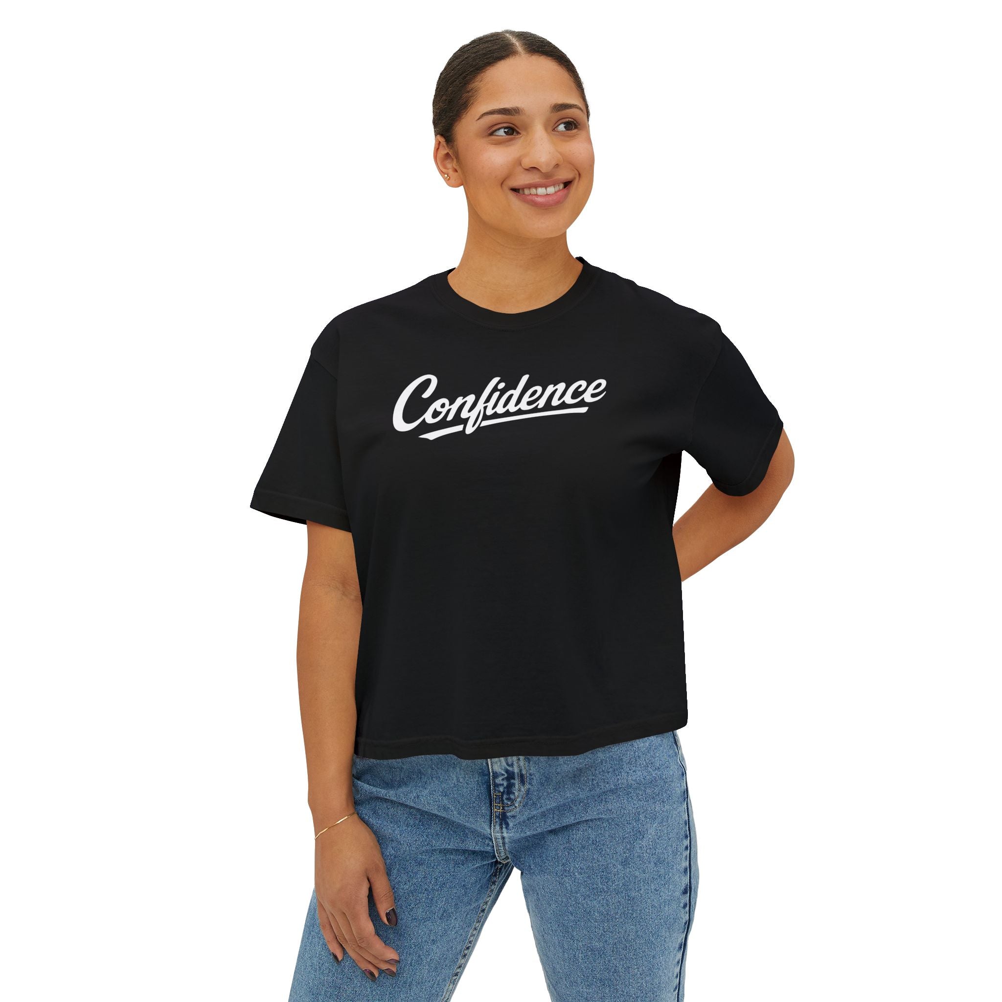 Confidence is free - Women's Boxy Tee V1