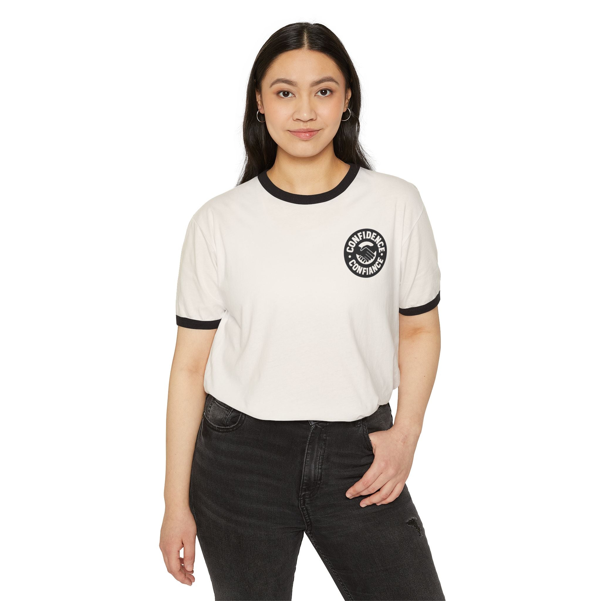 Confidence Ringer T-Shirt | Ringer T-Shirt V1X