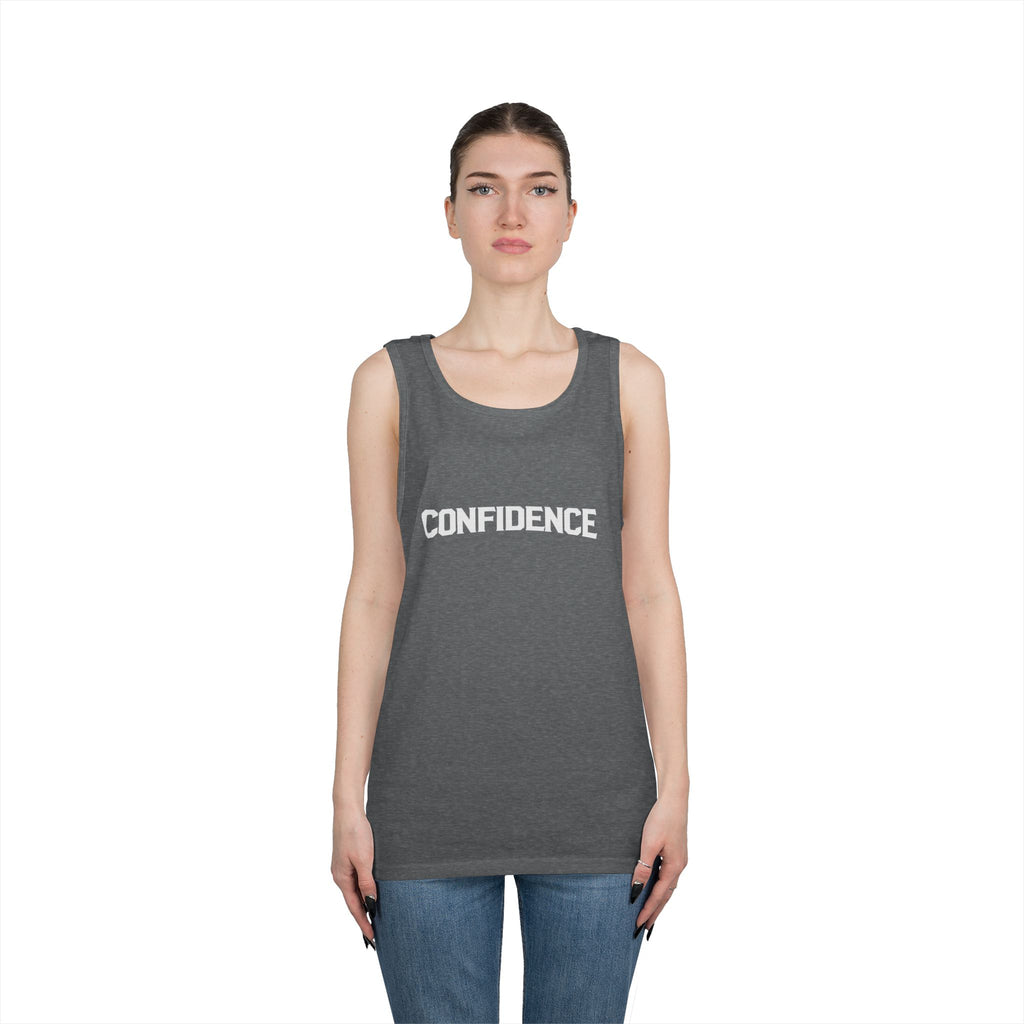 Confidence is Free – Unisex Heavy Cotton Tank Top