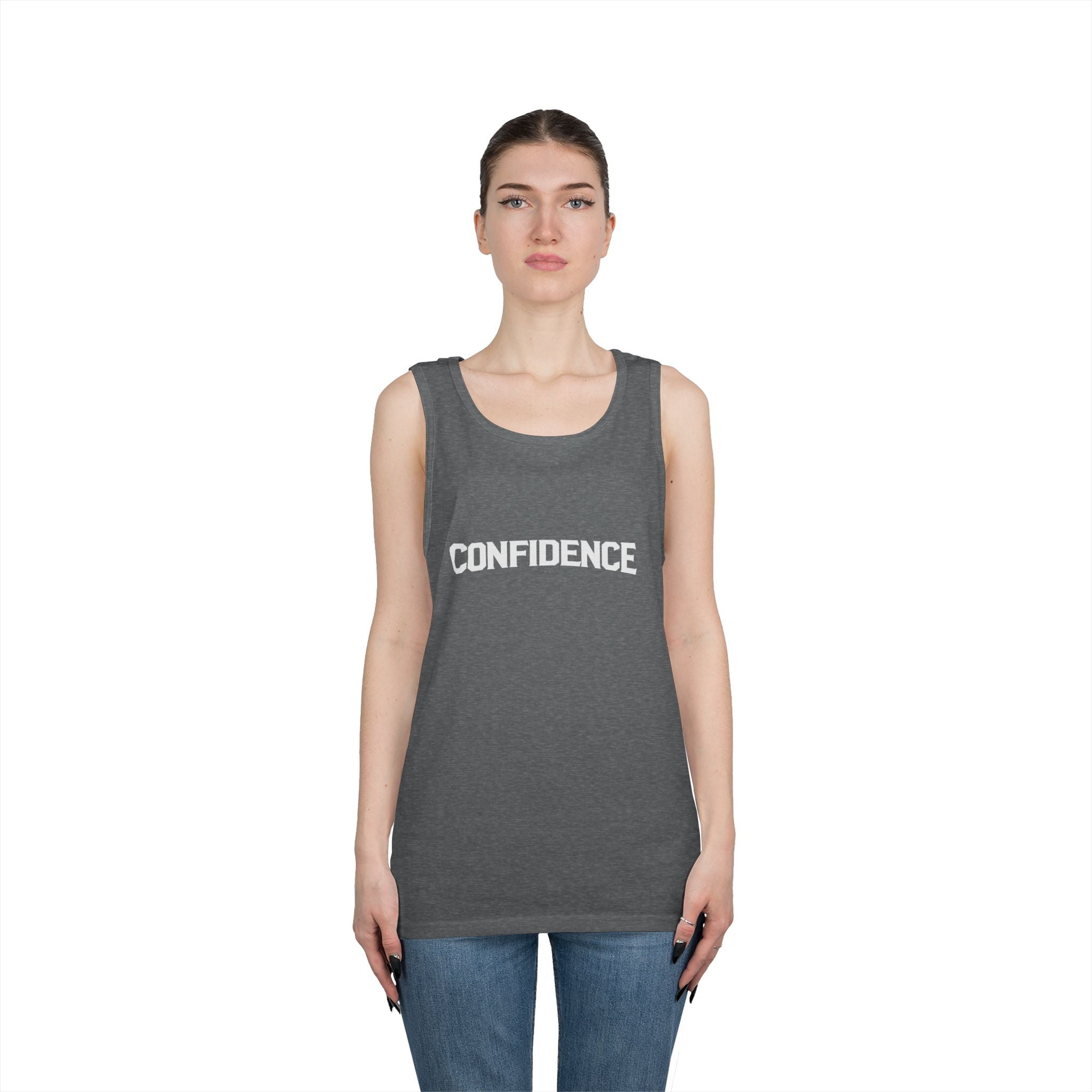 Confidence is Free – Unisex Heavy Cotton Tank Top
