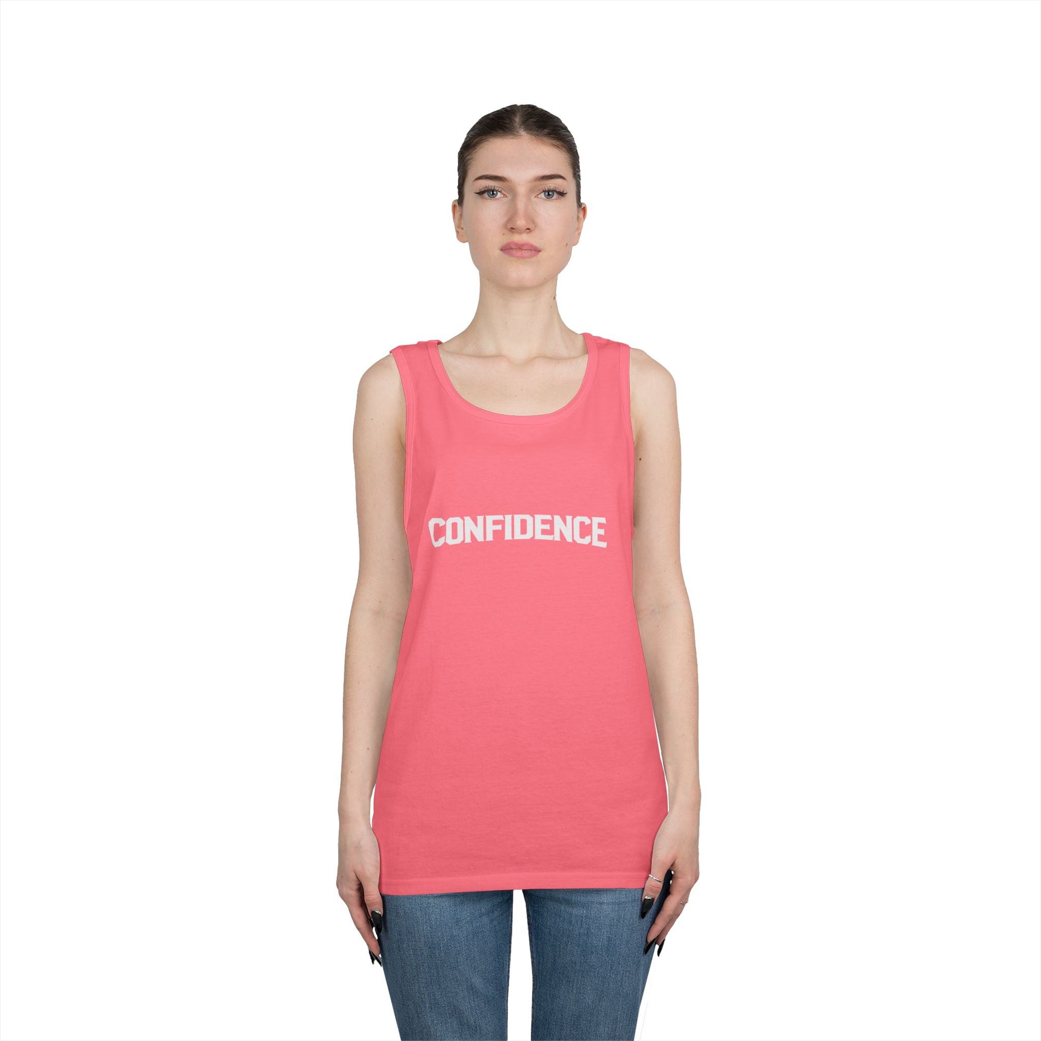Confidence is Free – Unisex Heavy Cotton Tank Top