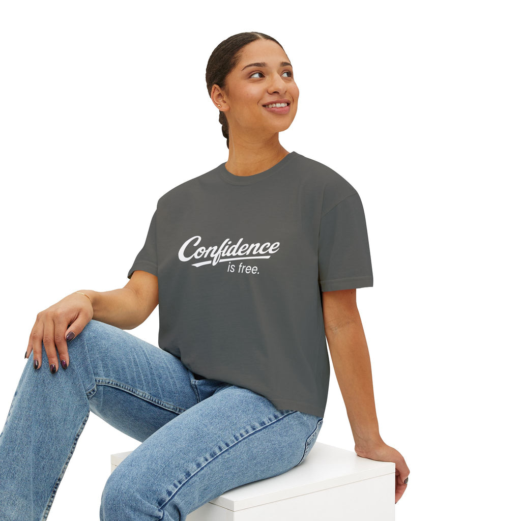 Confidence is free - Women's Boxy Tee V10
