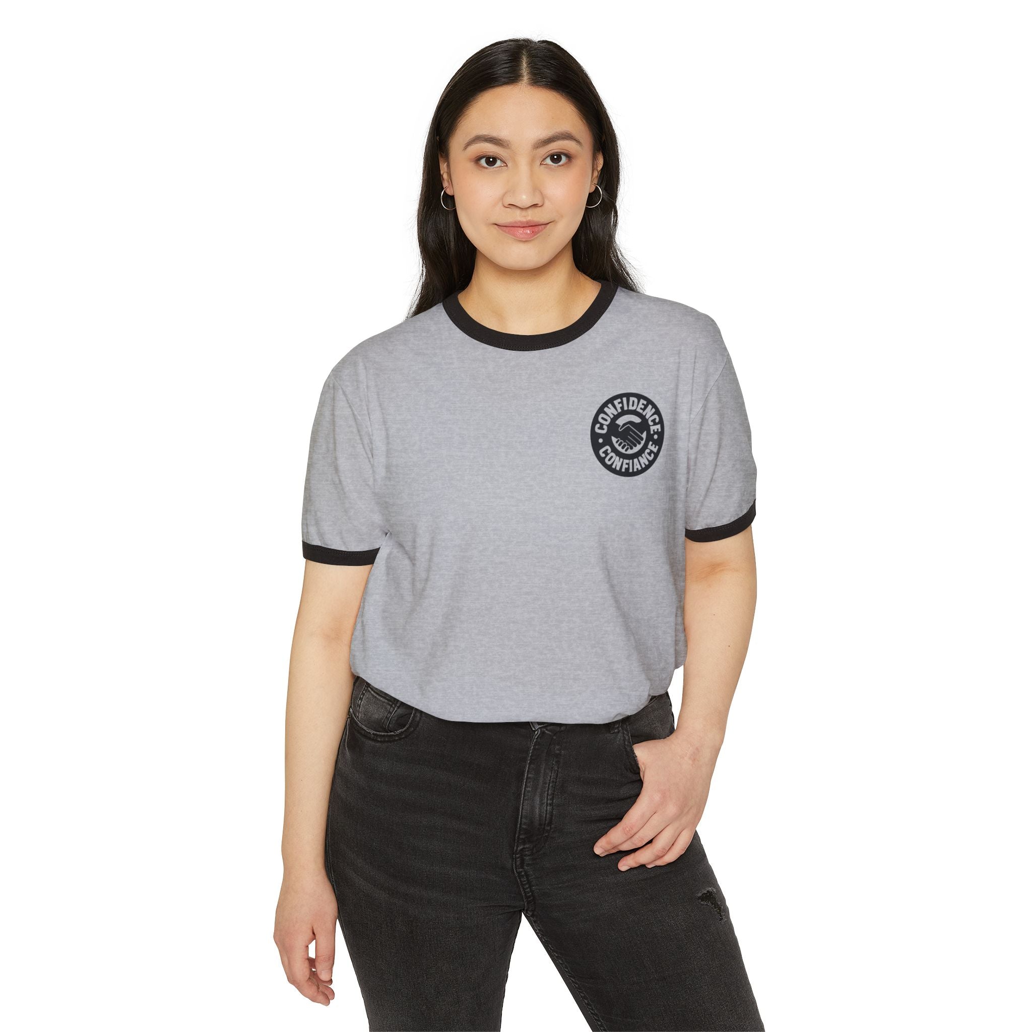 Confidence Ringer T-Shirt | Ringer T-Shirt V1X