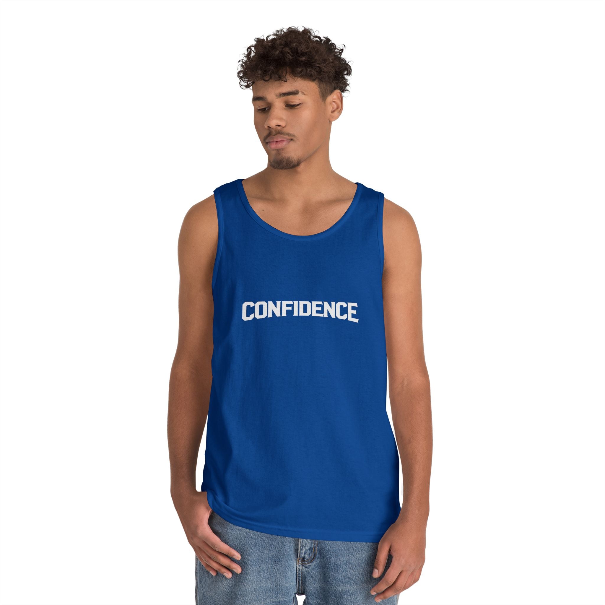 Confidence is Free – Unisex Heavy Cotton Tank Top