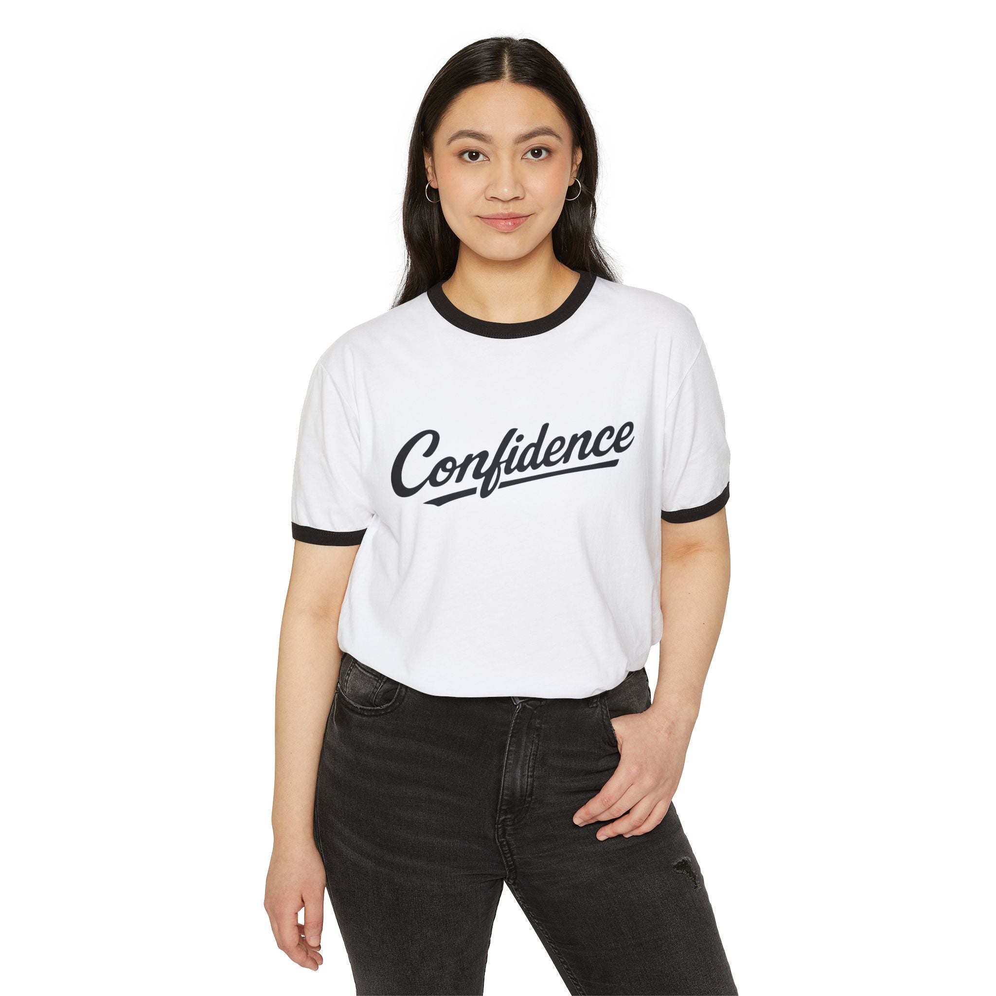 Confidence is Free - Ringer T-Shirt V4
