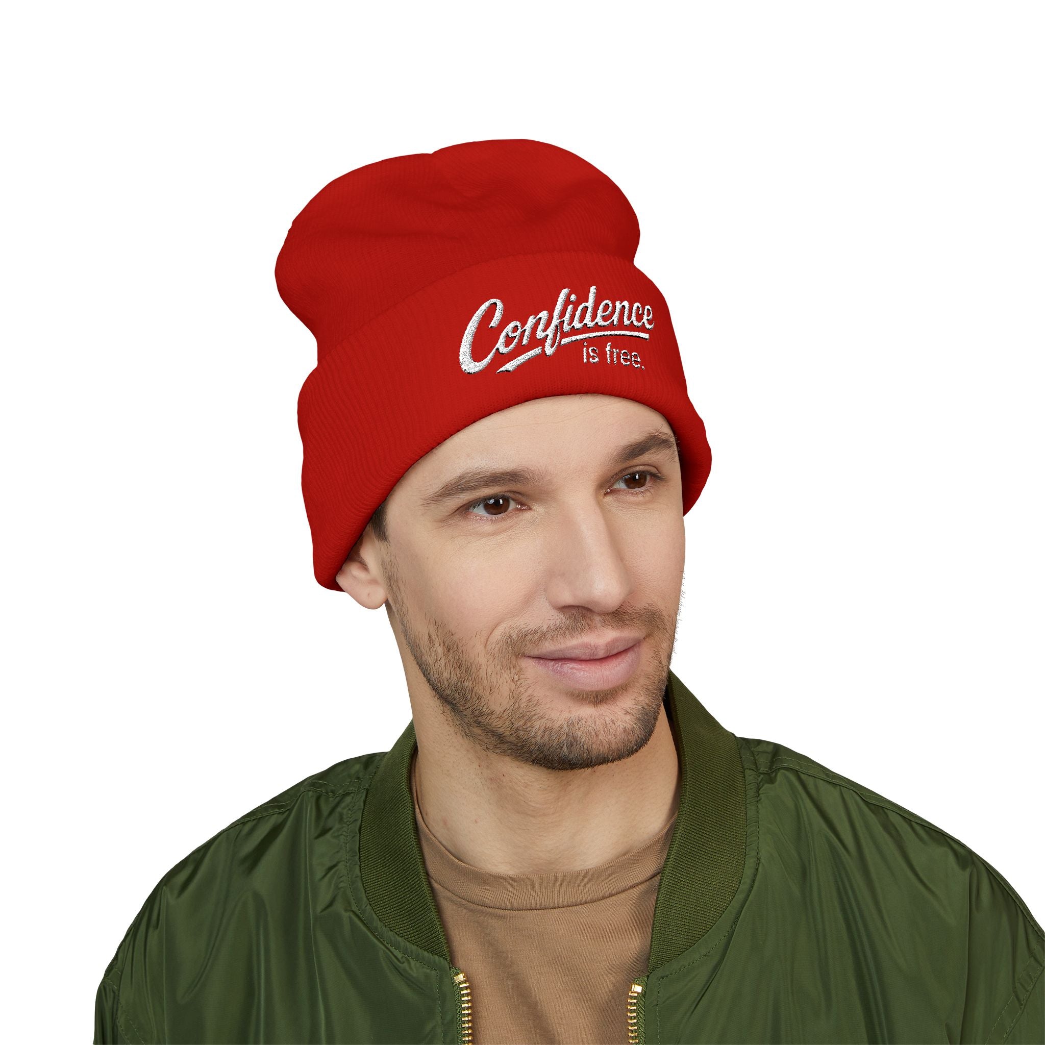 Confidence is Free Classic Cuffed Beanie | Winter Wear