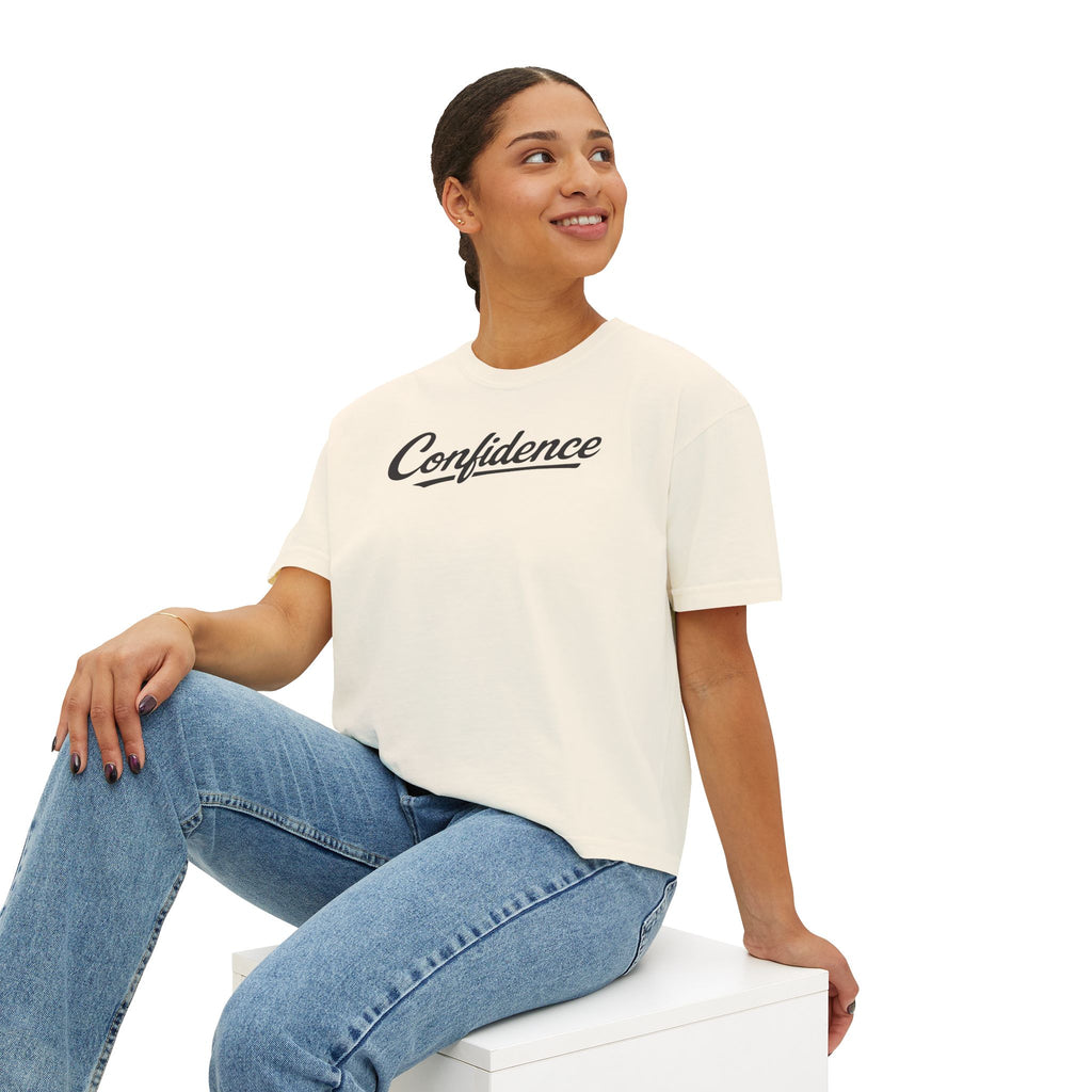 Confidence is free - Women's Boxy Tee V1