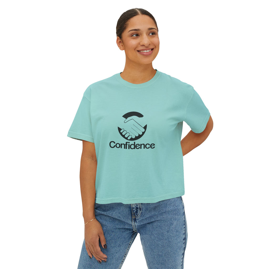 Confidence is free - Women's Boxy Tee V2