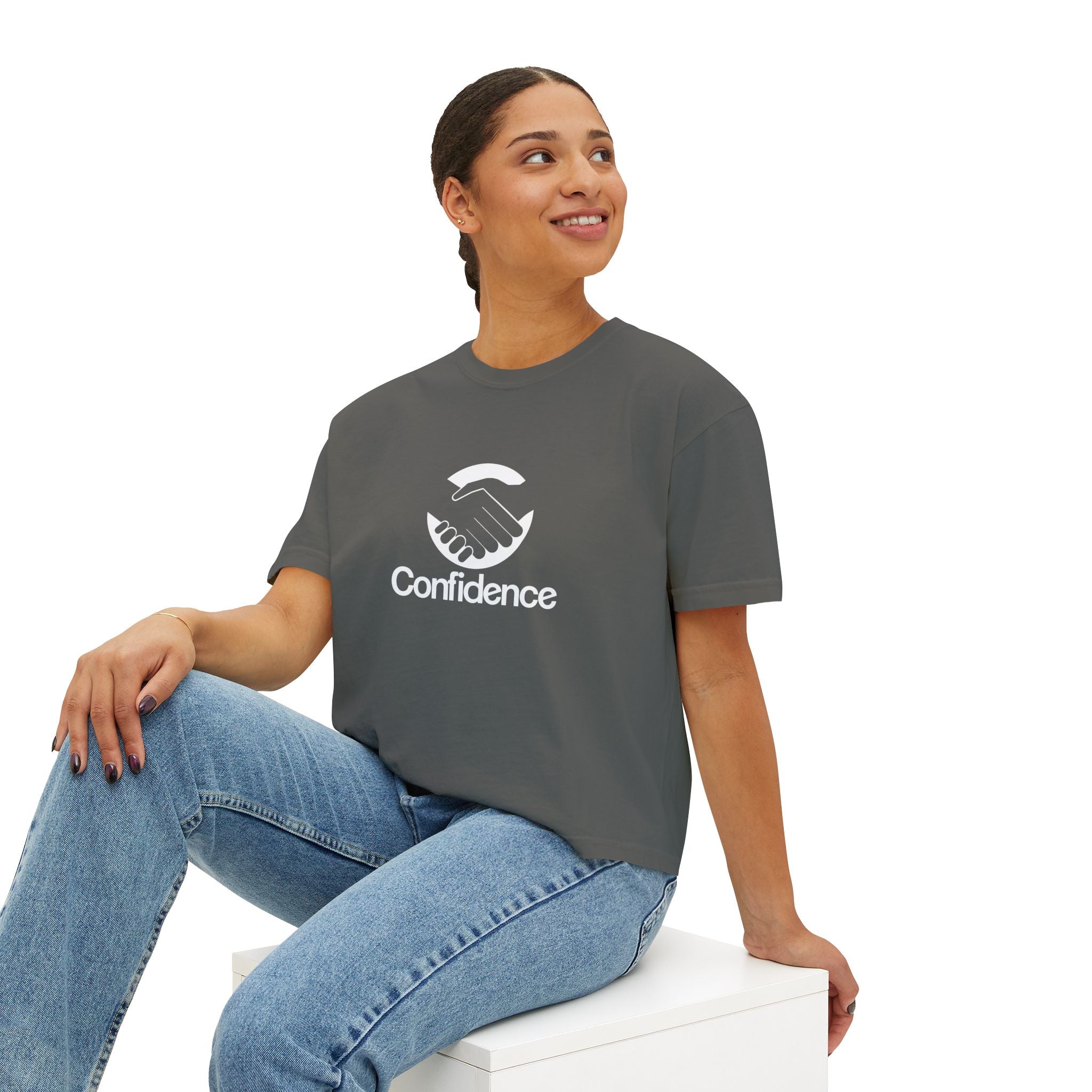 Confidence is free - Women's Boxy Tee V20