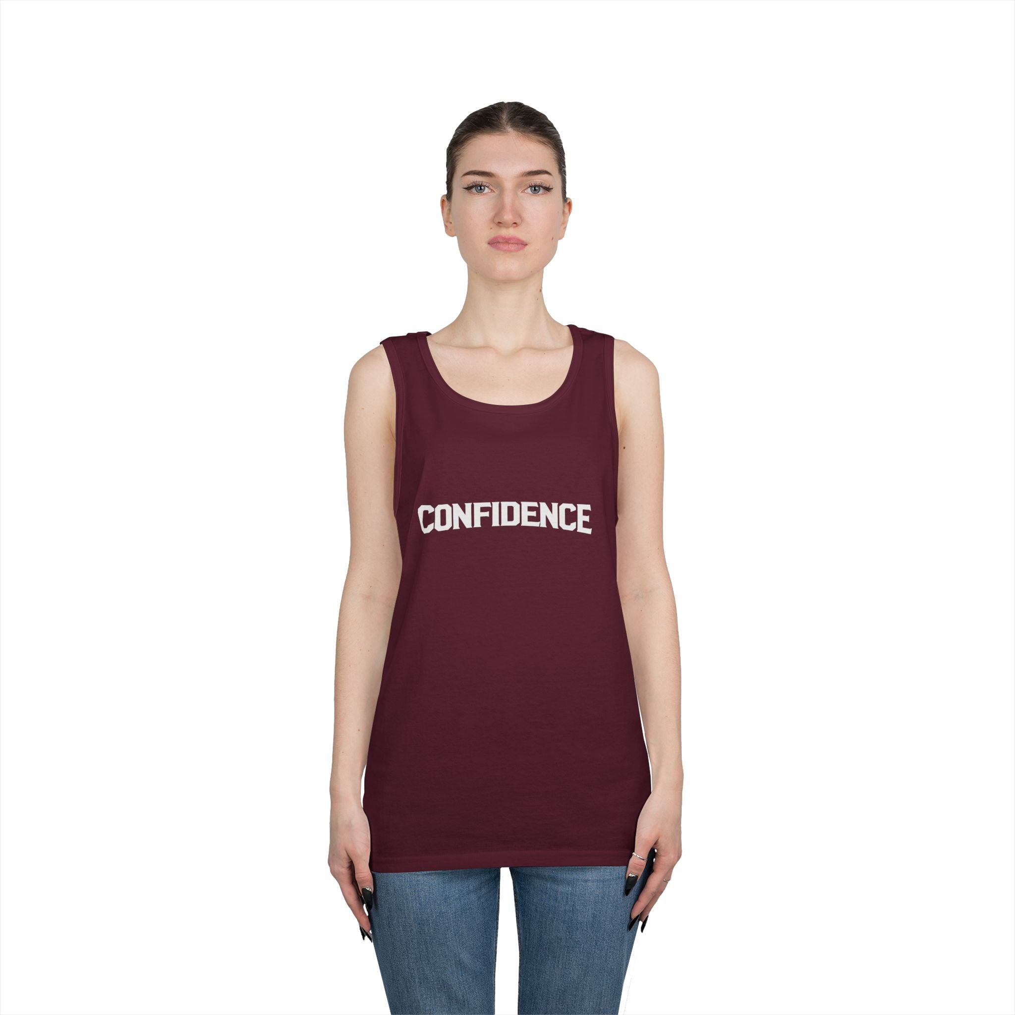 Confidence is Free – Unisex Heavy Cotton Tank Top
