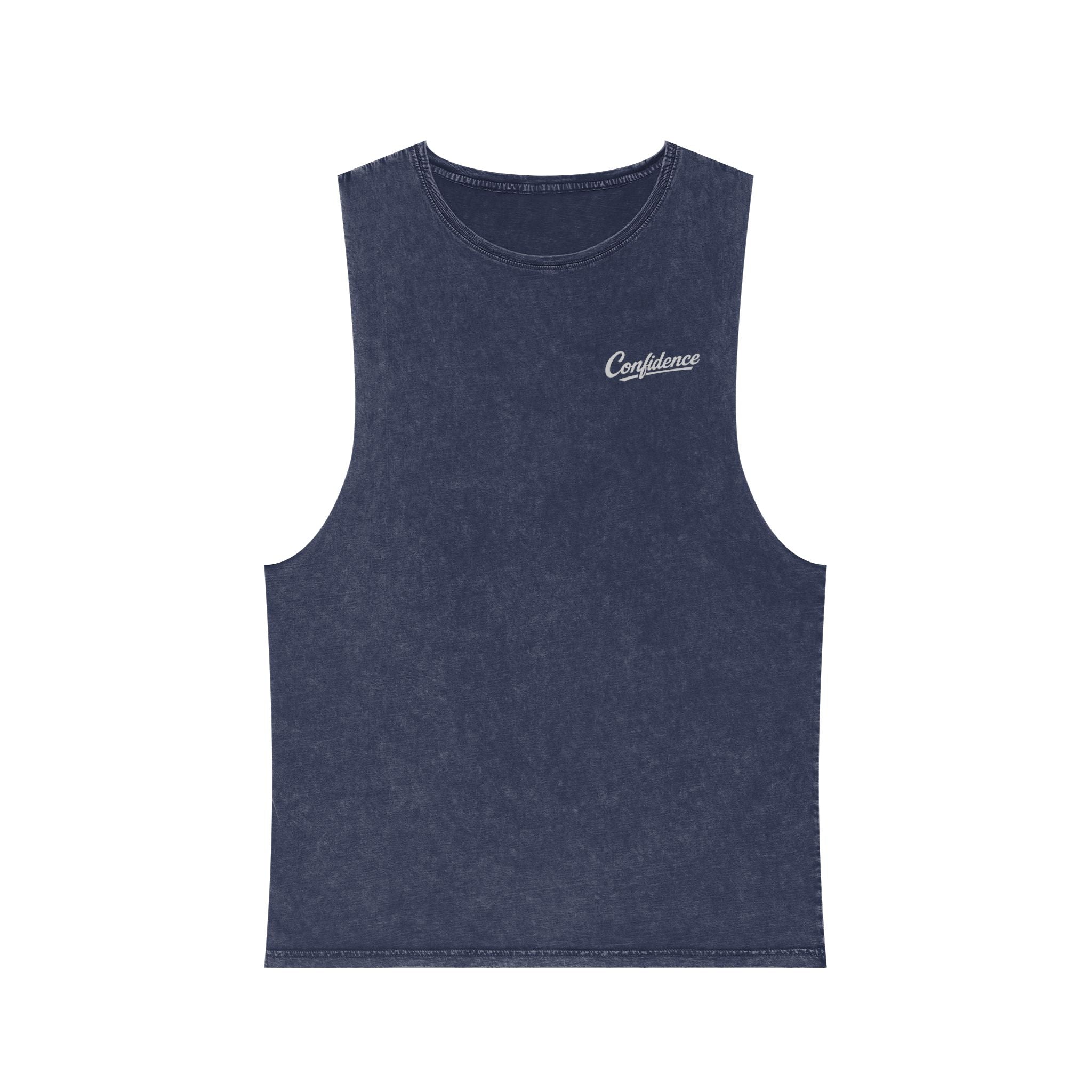 Confidence is Free - Stonewash Tank Top