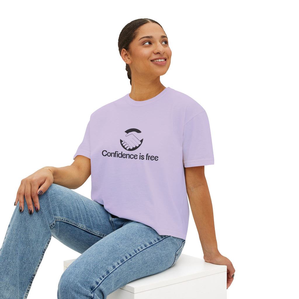 Confidence is free - Women's Boxy Tee V20