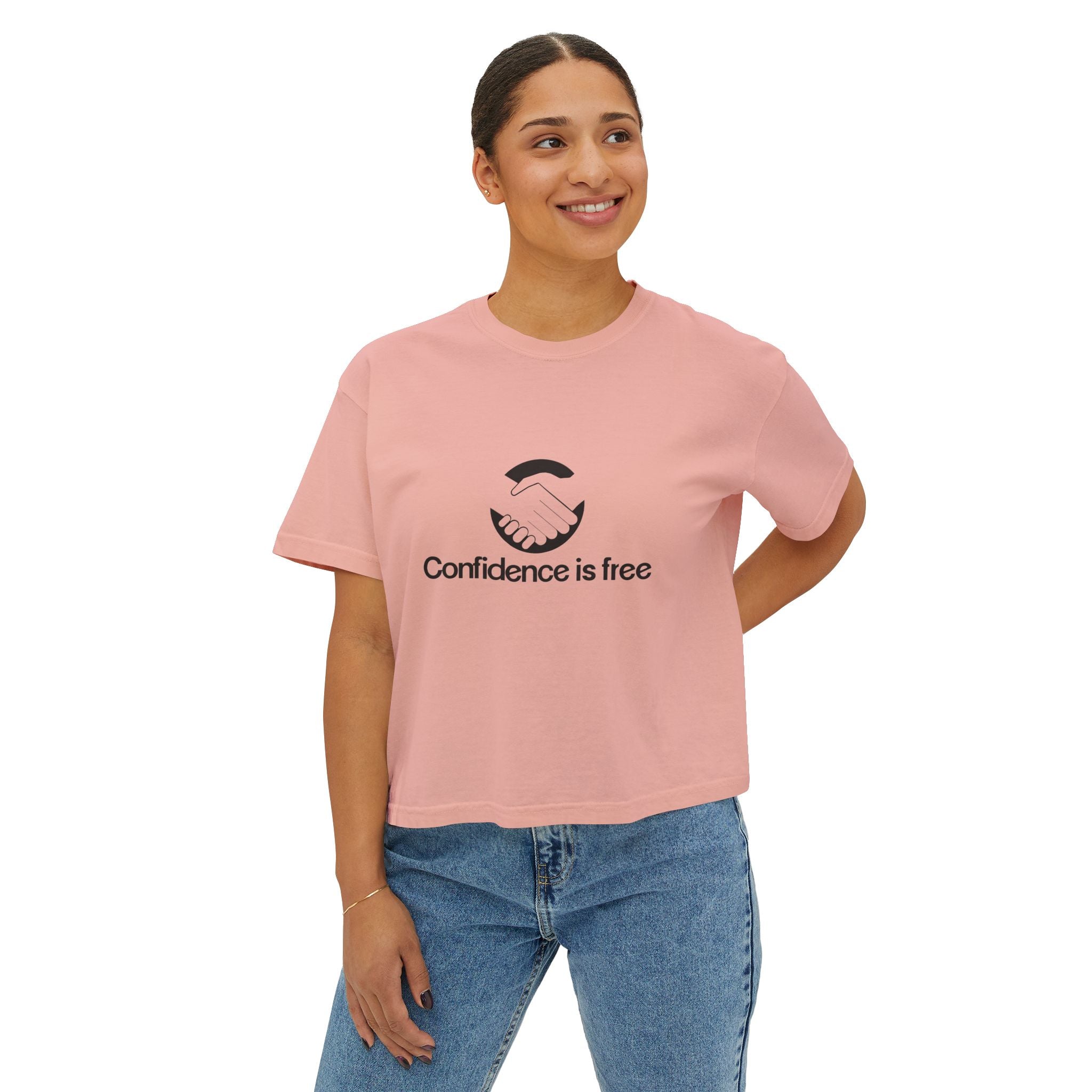 Confidence is free - Women's Boxy Tee V20