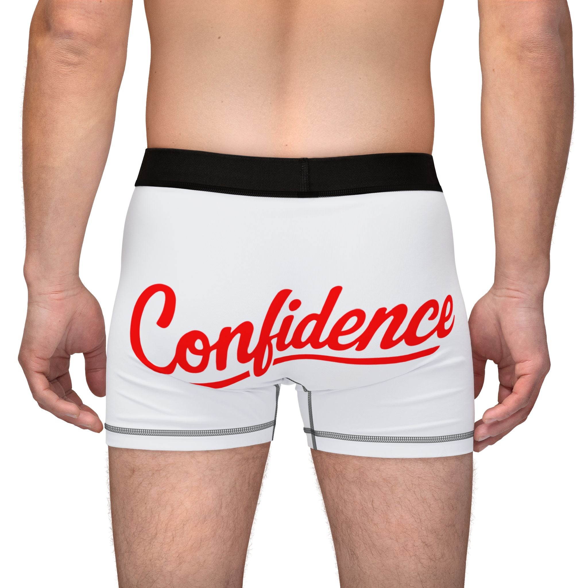Confidence is Free - Men's Boxers White