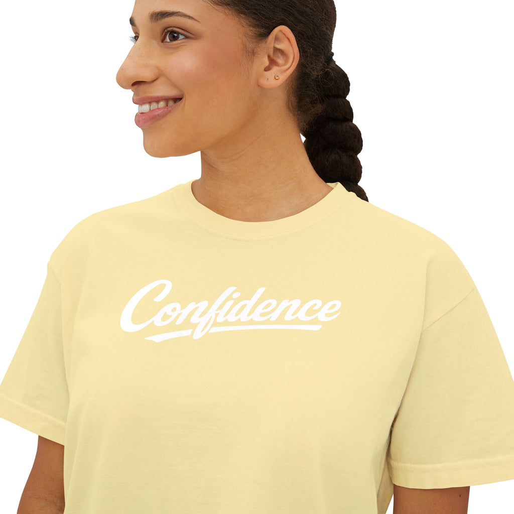 Confidence is free - Women's Boxy Tee V1