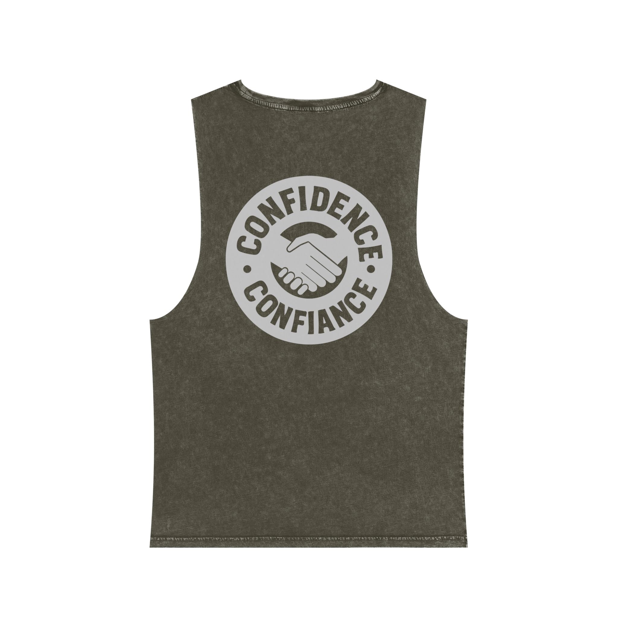Confidence is Free - Stonewash Tank Top